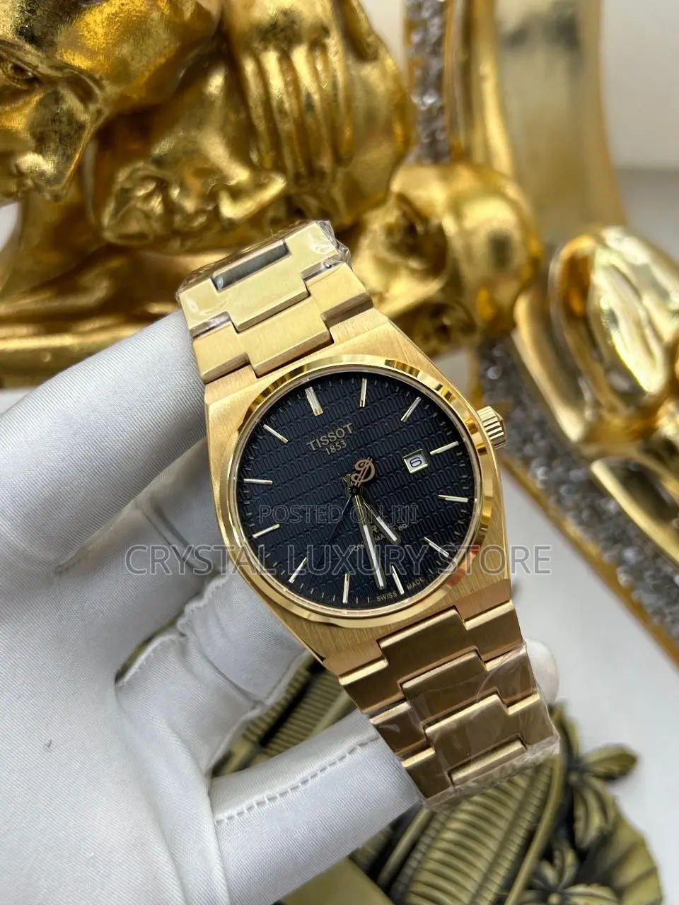 Tissot Quality Men Chain Strap Wristwatch