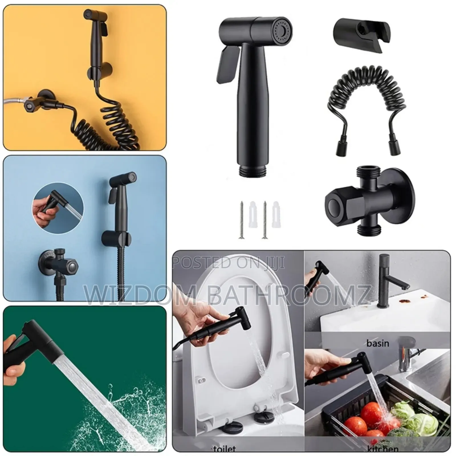 Quality Black Anal Shower