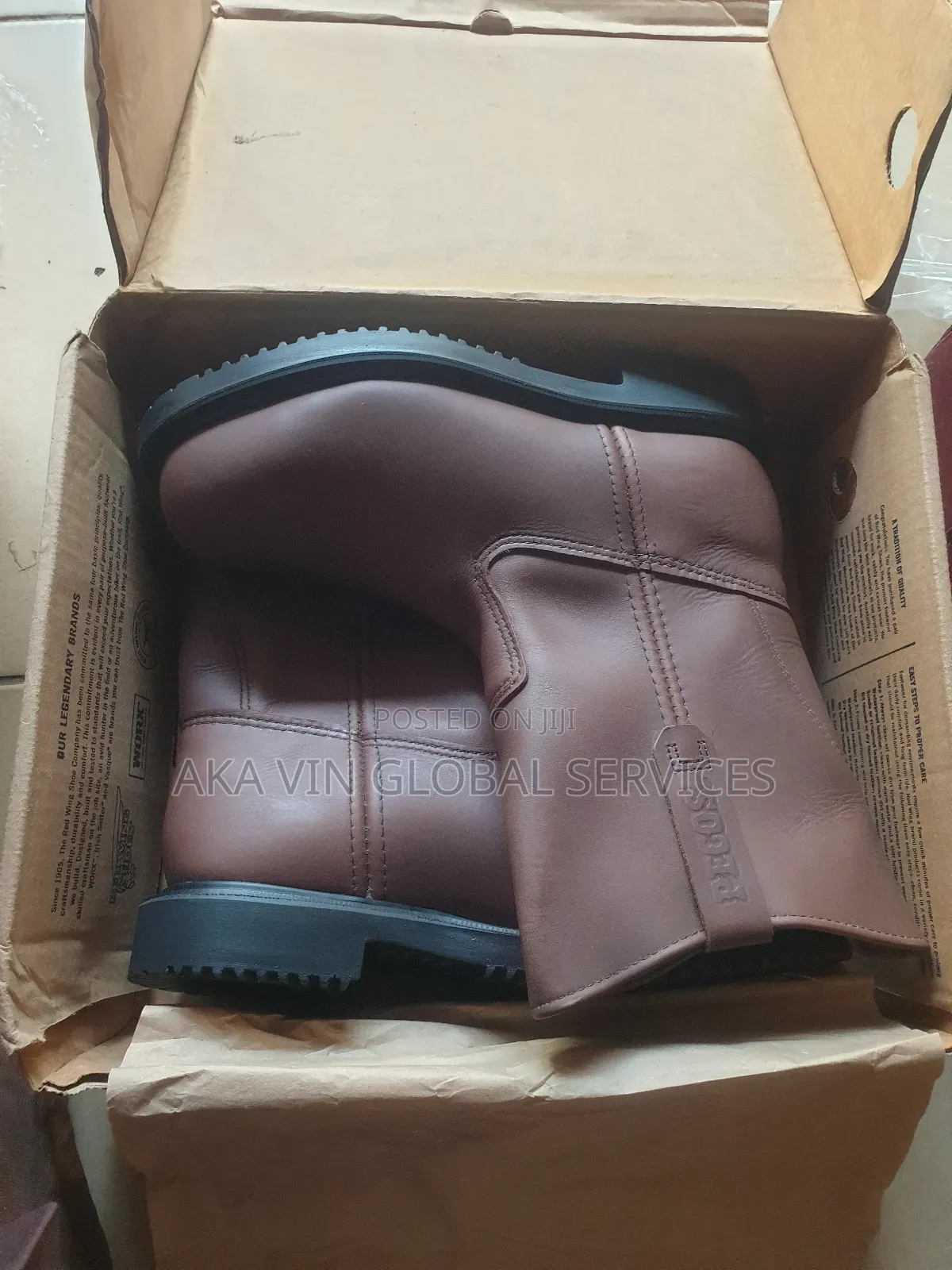 Red Wing Steel Toe Work Boot