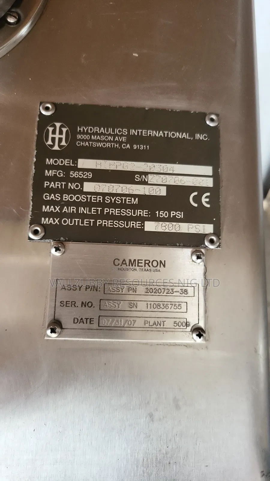 Gas Booster Pump