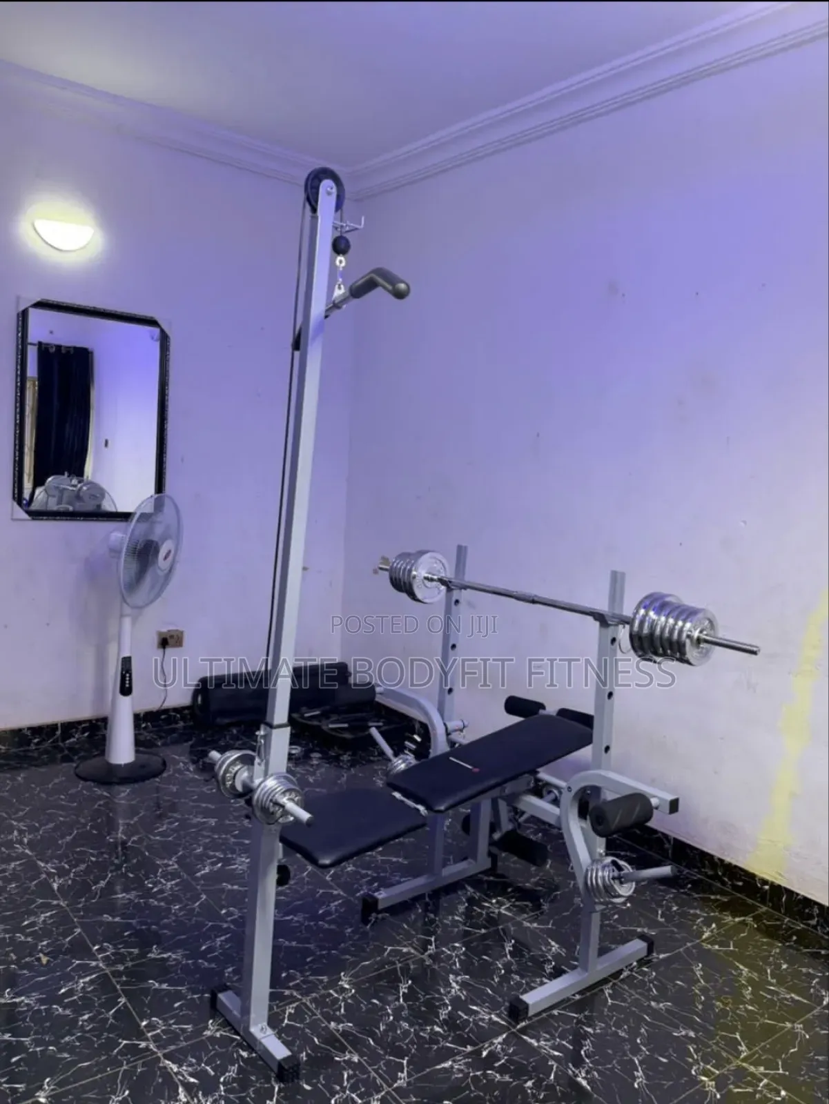 Brand New Weight Bench 50kg Weight With Lat Pull Down