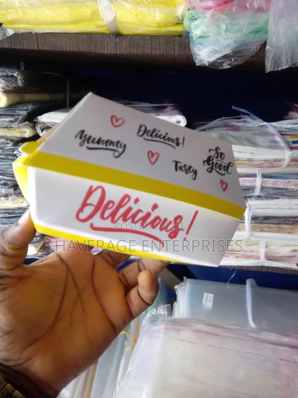 Disposable Paper Burger/Fries Box 1,000pces