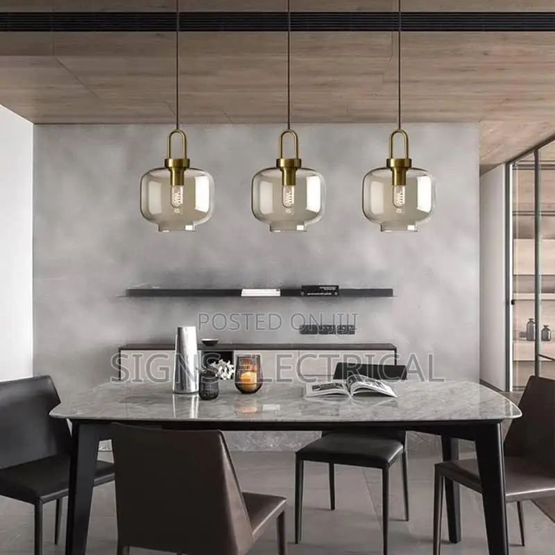 Modern Glass Pendant Light Loft Hanging Lustre