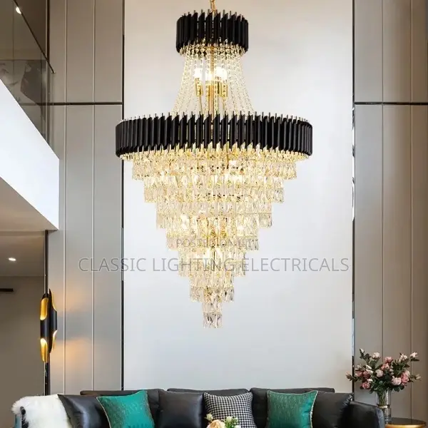 Modern Crystal Chandelier, Luxurious Living Room Decoration