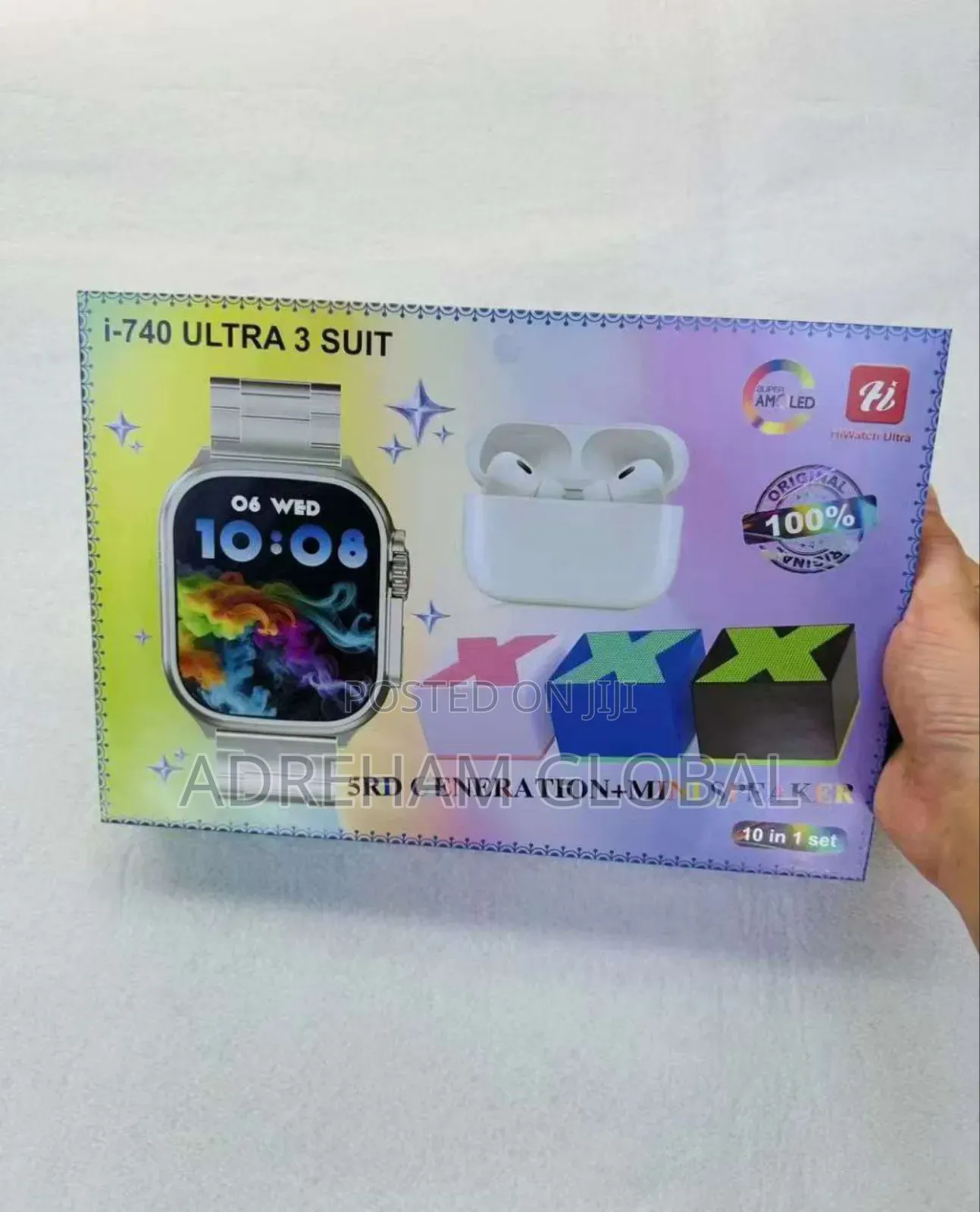 1-740 Smart Watch 10 In 1 Set Ultra 3 Suit
