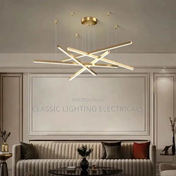 Gold Pendant Lamp for Living Dining Room Modern Pendant Ligh
