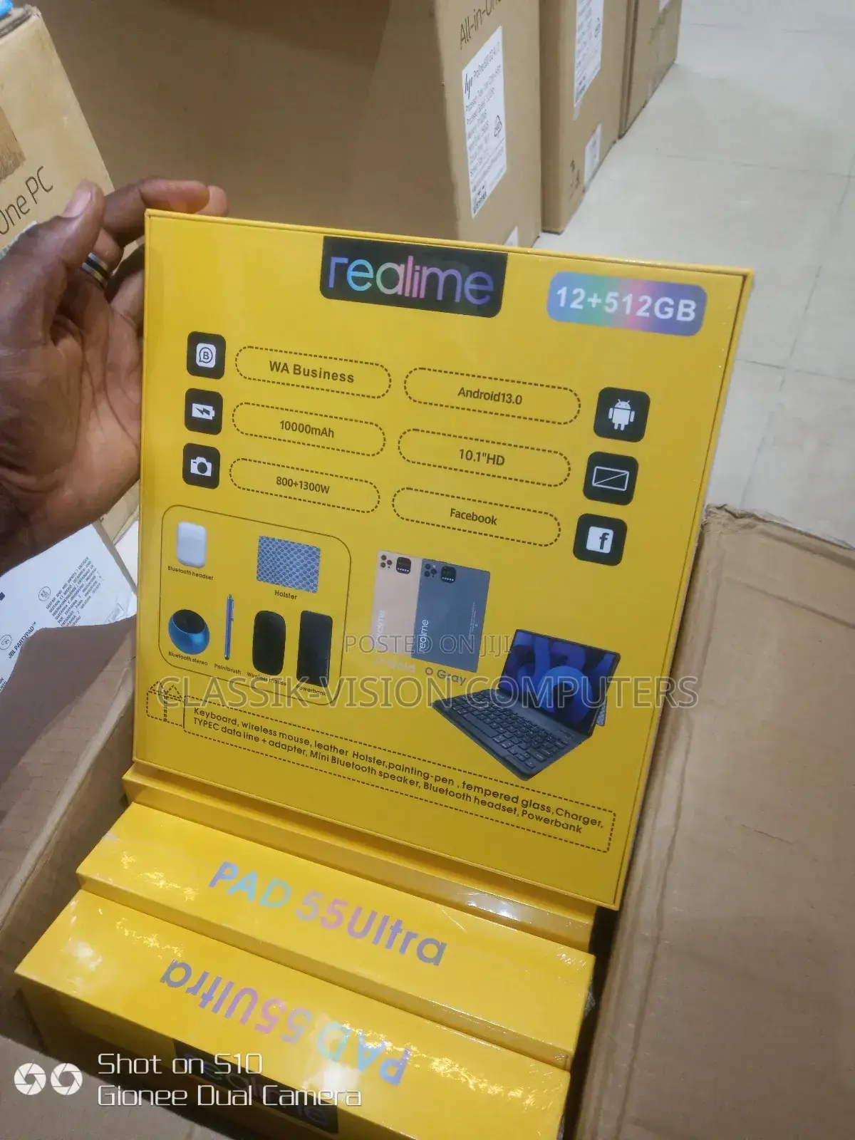Realime Pad 55 Ultra 12gbram 512rom Black
