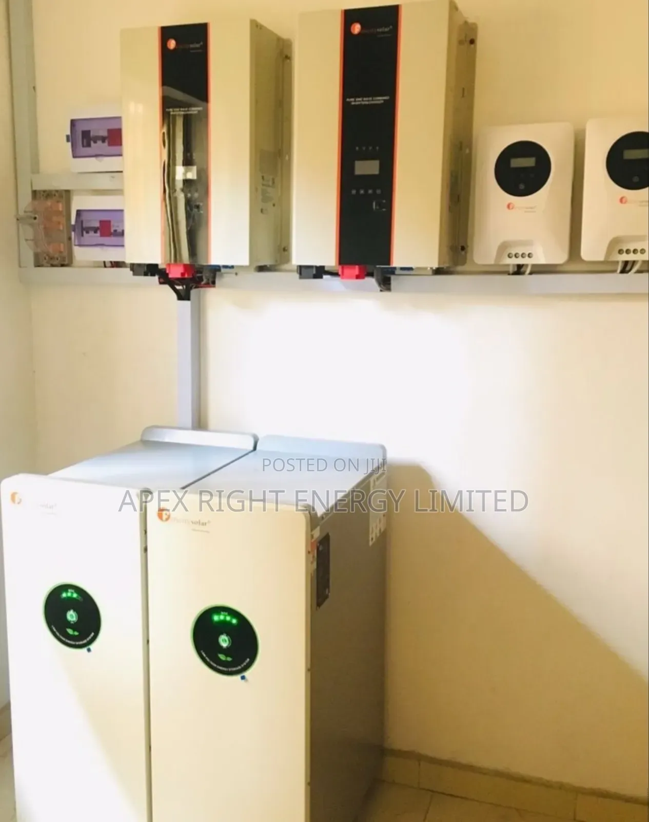 20kva-Inverter Setup/ 30kilowatts-Hour Lithium/ 24pcs-550w
