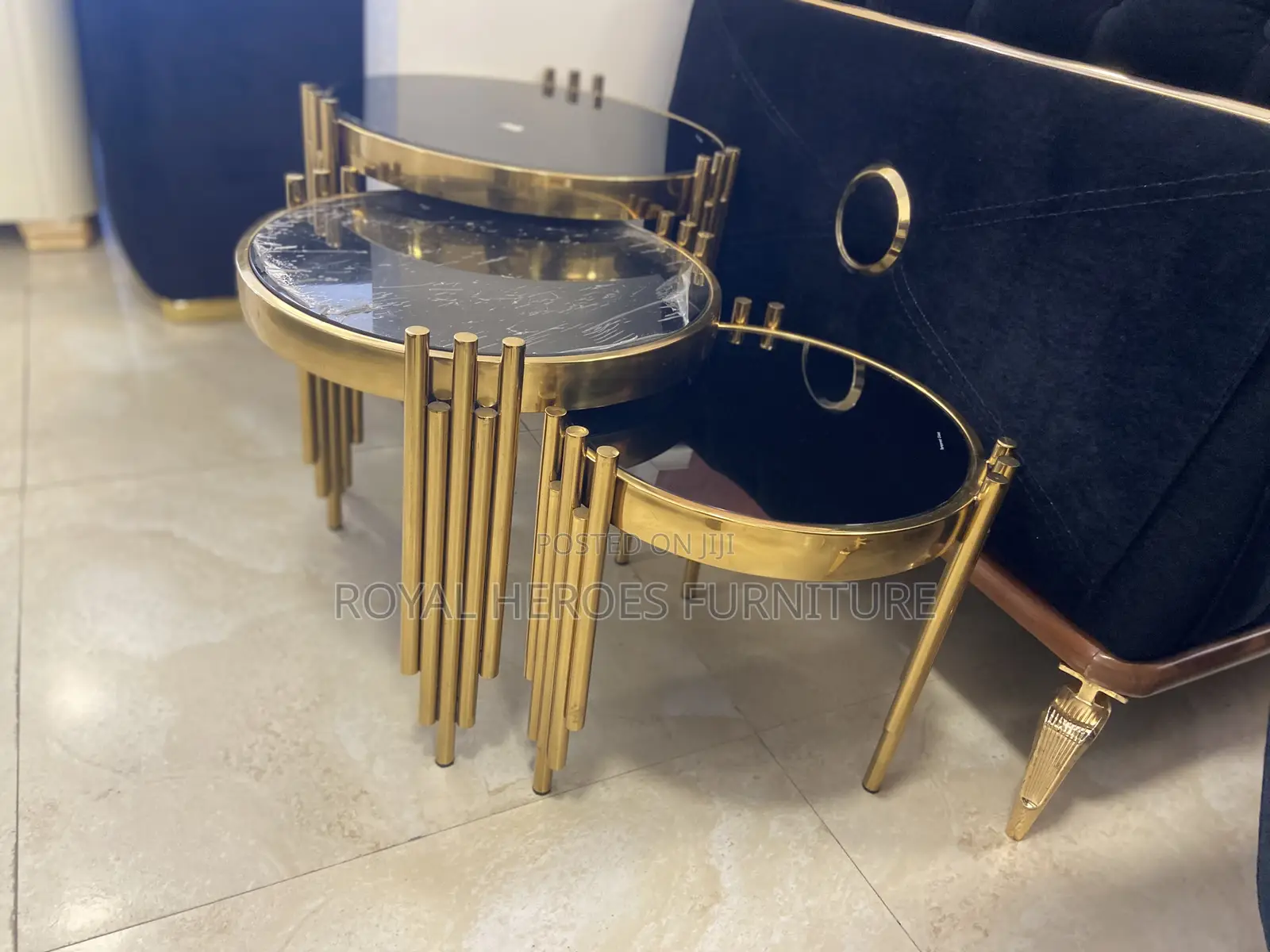 Marble Top Modern Center Table