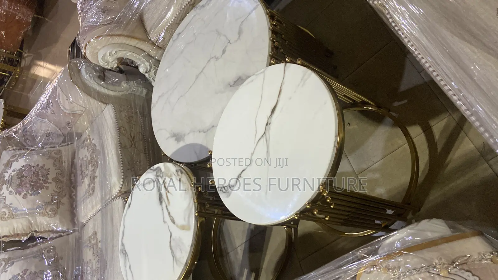Marble Top Modern Center Table