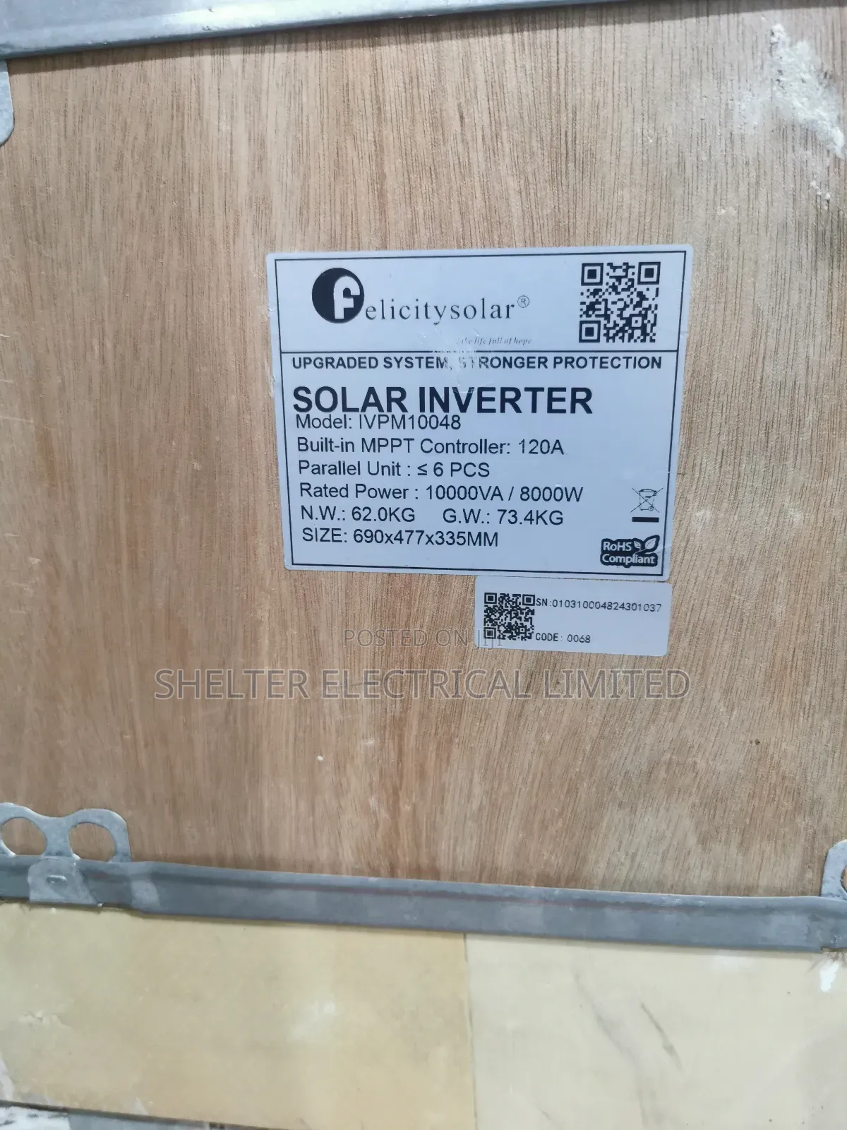 10kva Hybrid Felicity Inverter