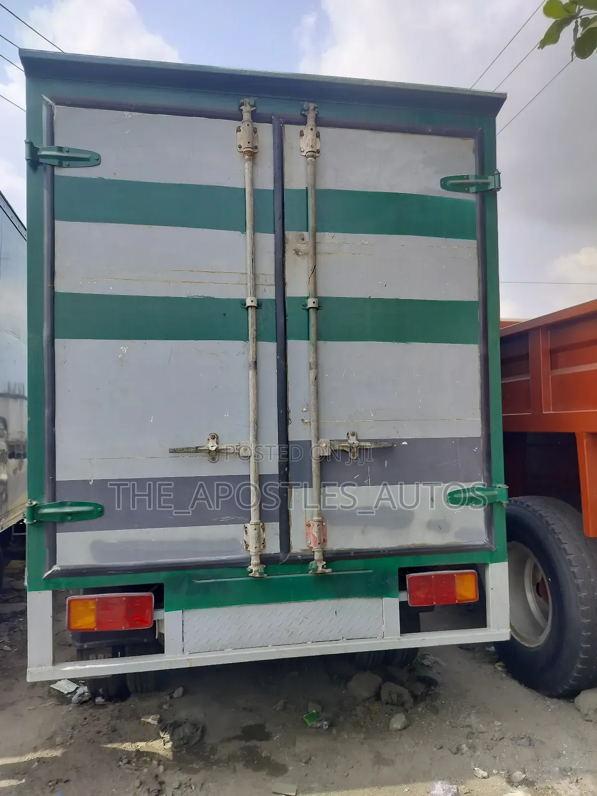 White Mercedes Benz 410 Truck