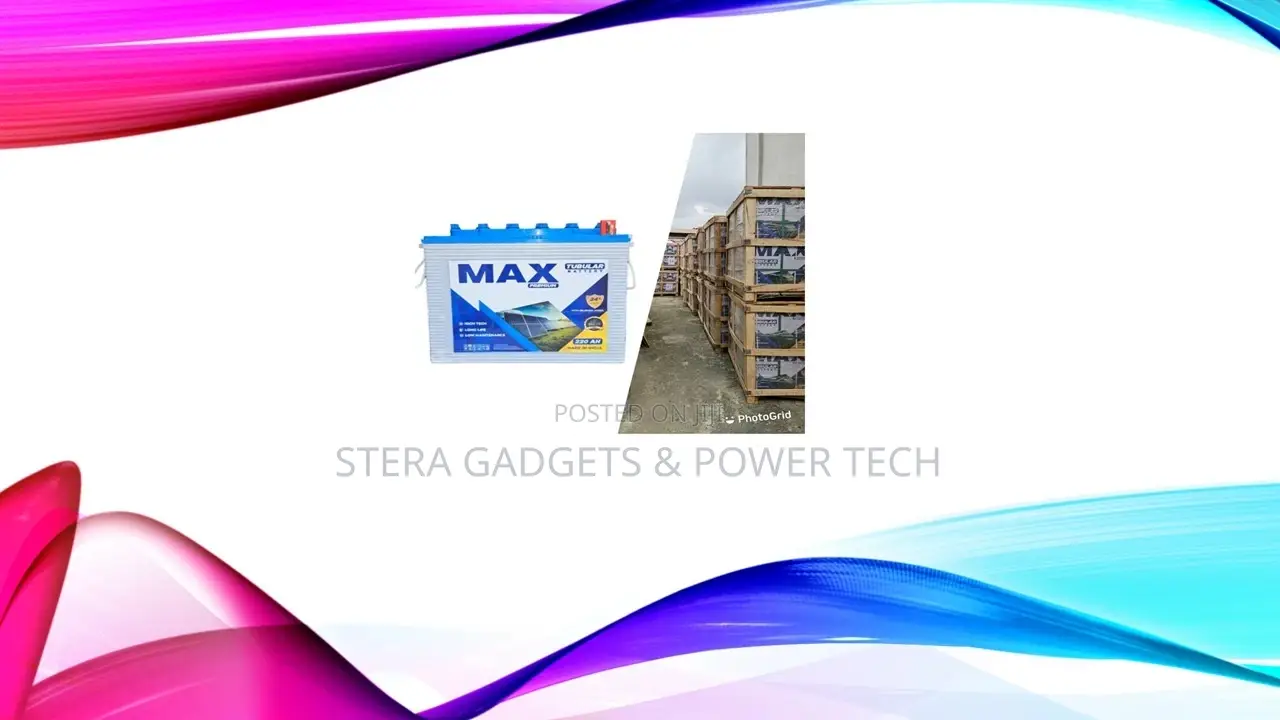 220ah 12 Max Tubular Battery