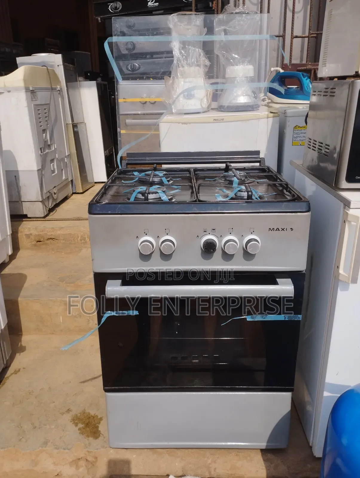 60 by 60 Maxi Four Burners Gascooker