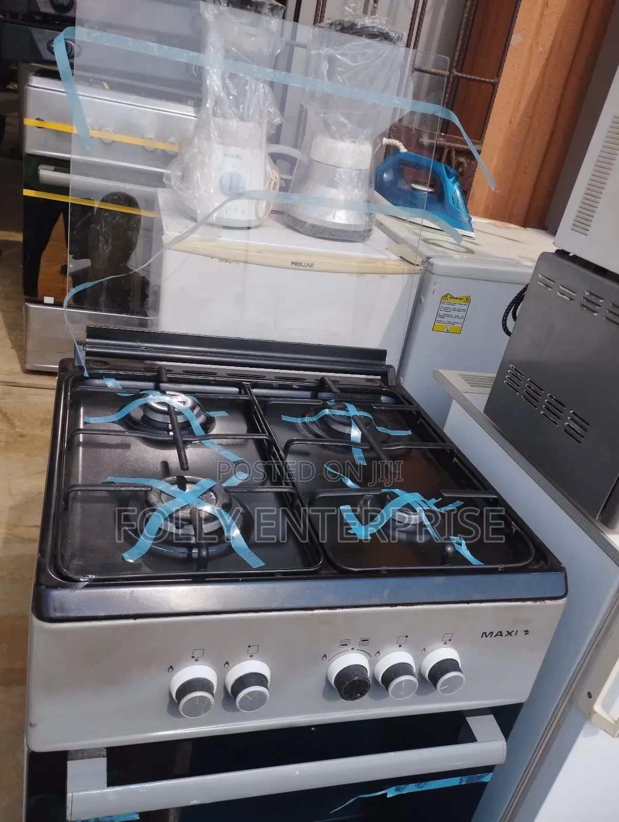 60 by 60 Maxi Four Burners Gascooker