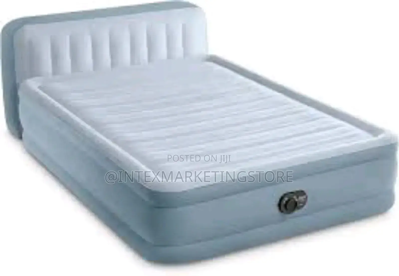 Intex Inflatable Queen Ultra Plush Headboard Airbed