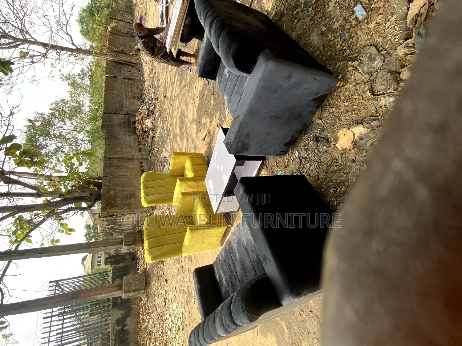 Set of Chairs With Center Table by Oluwaseun Furniture