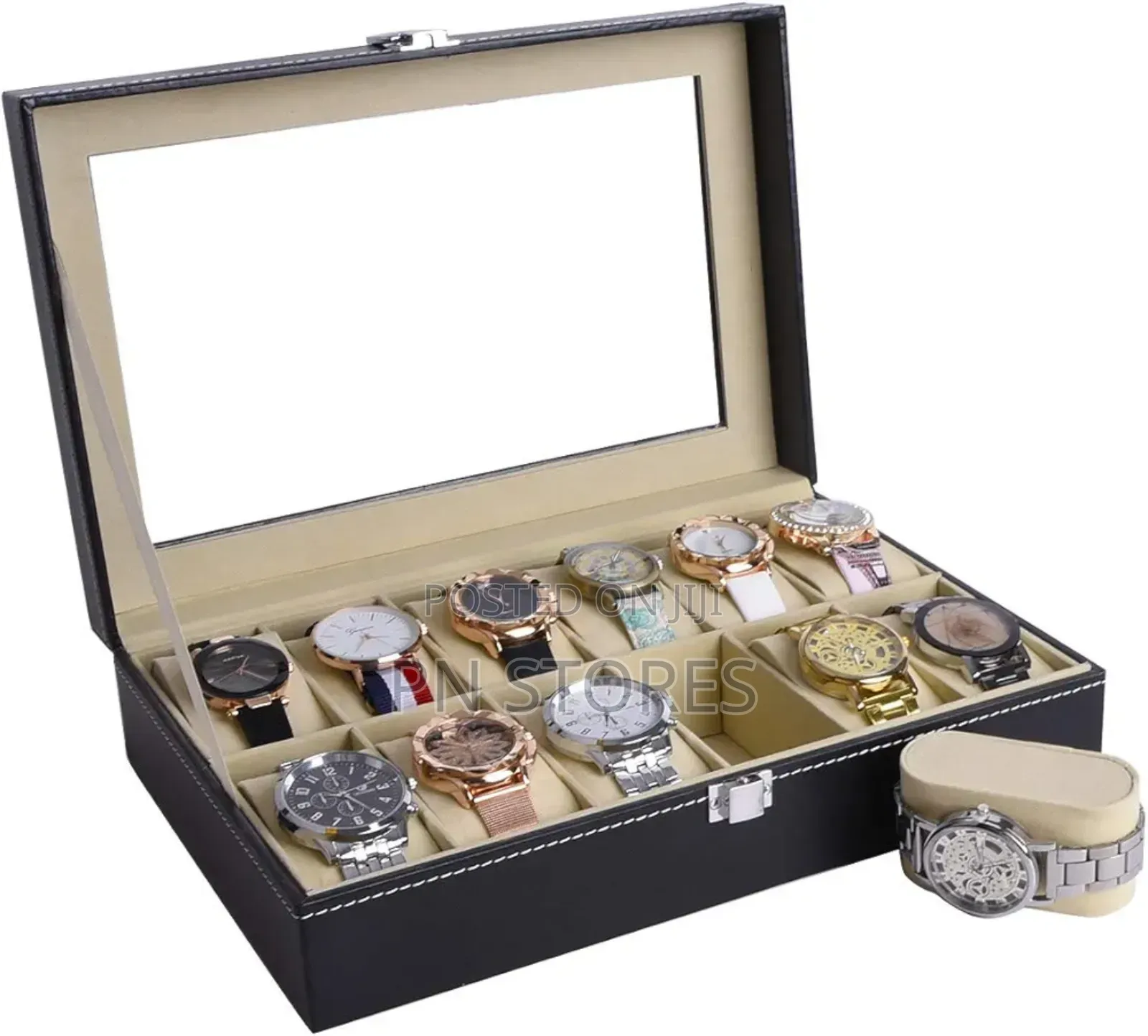 Wristwatch Storage Organizer Watch Box