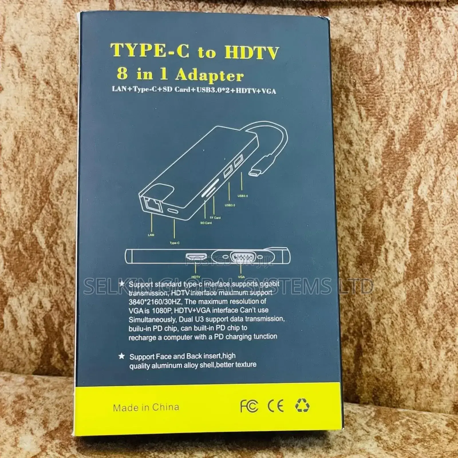 8 in 1 Type C Usb Hub Dock Station