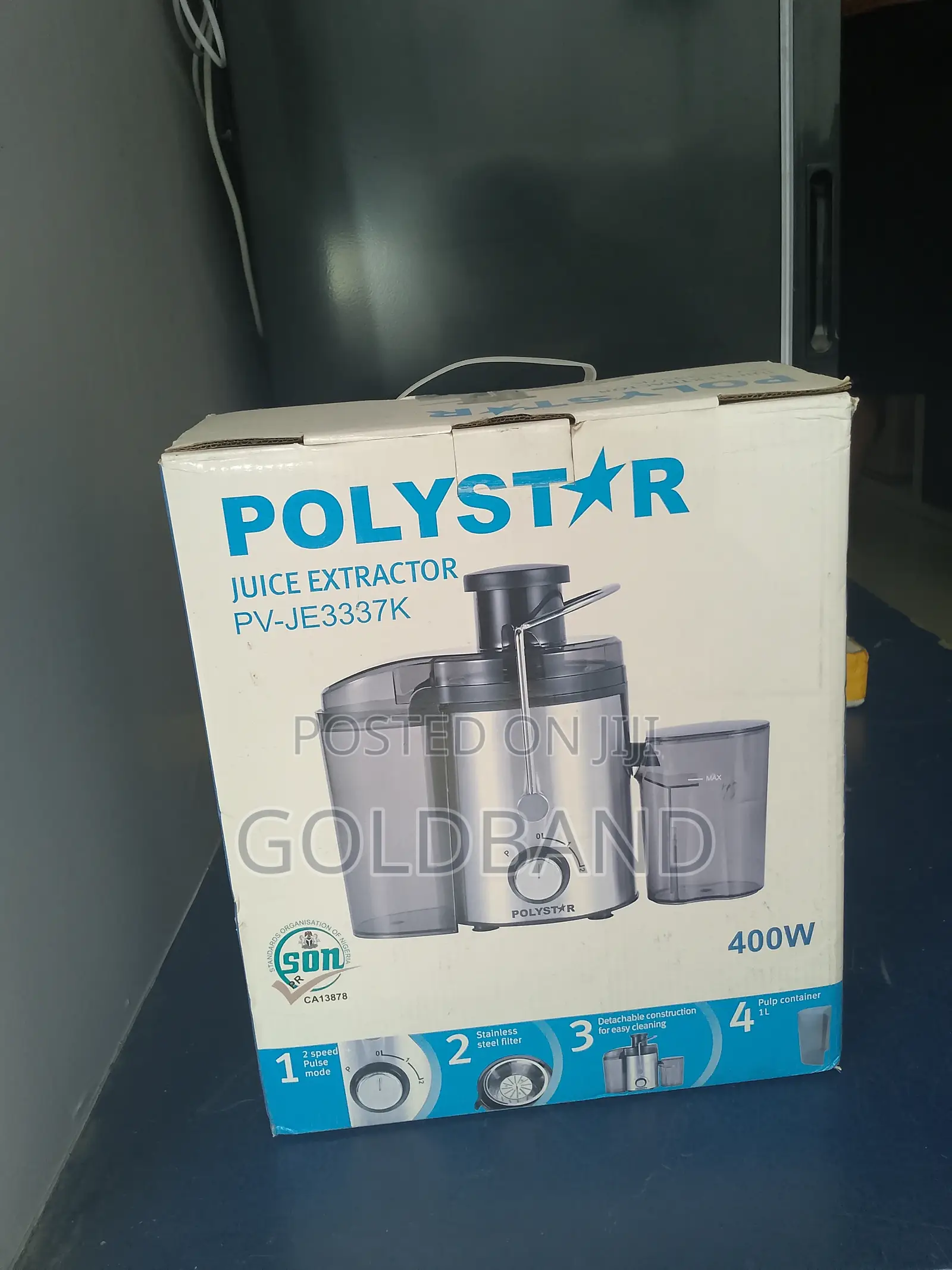 Polystar Pv-Je333k 68mm Juice Extractor (Juice Master)