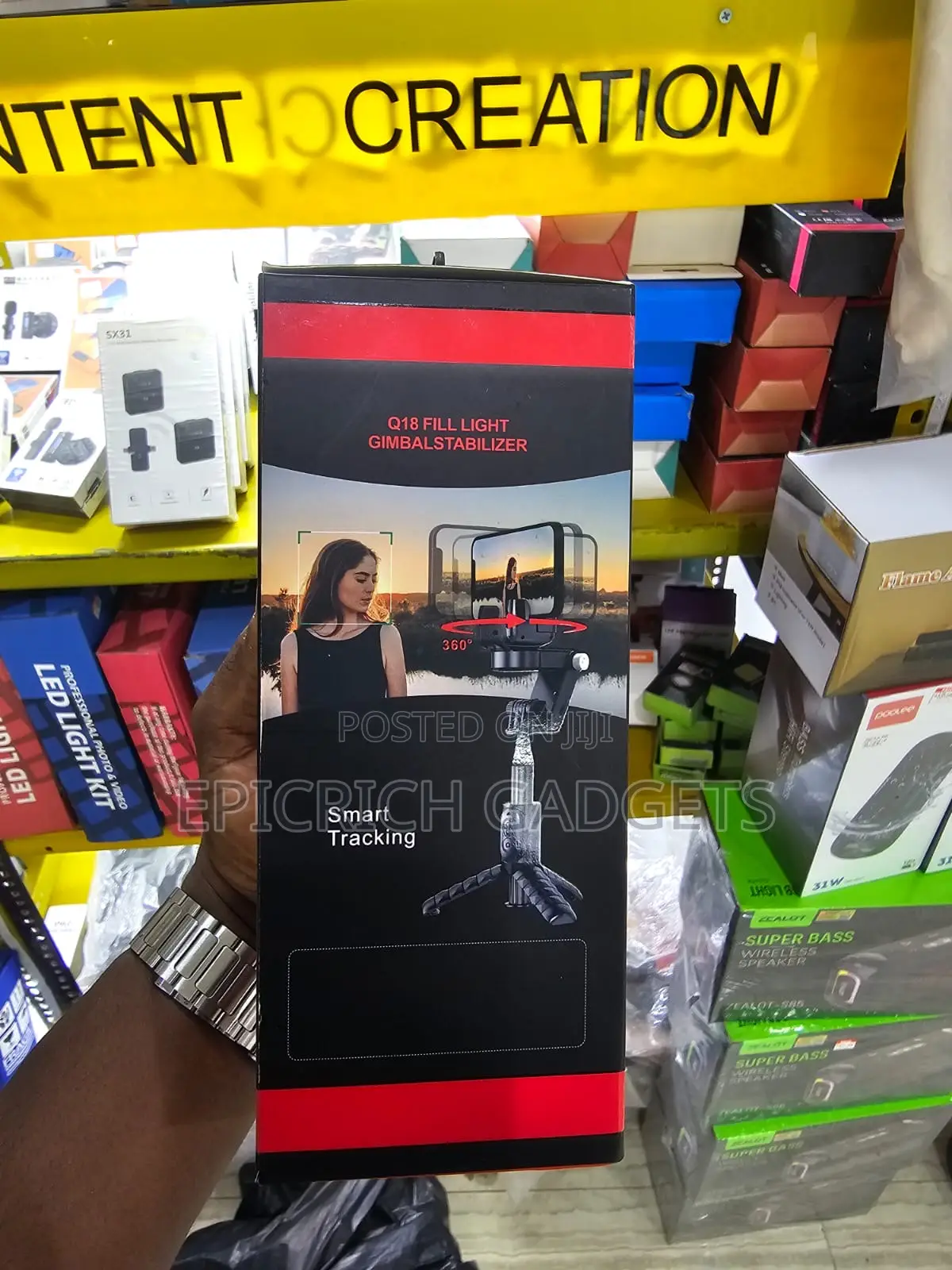Q18 360 Rotating Desktop Tripod and Gimbal