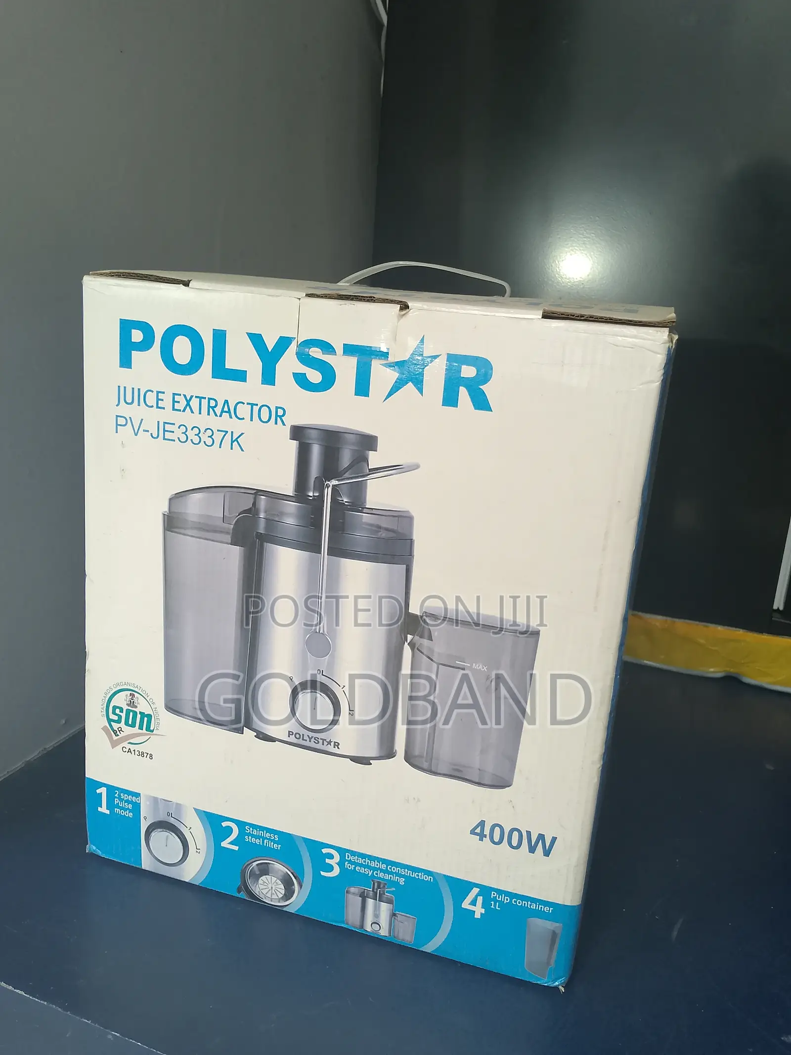 Polystar Pv-je333k 68mm Multi-speed Mode Juice Extractor