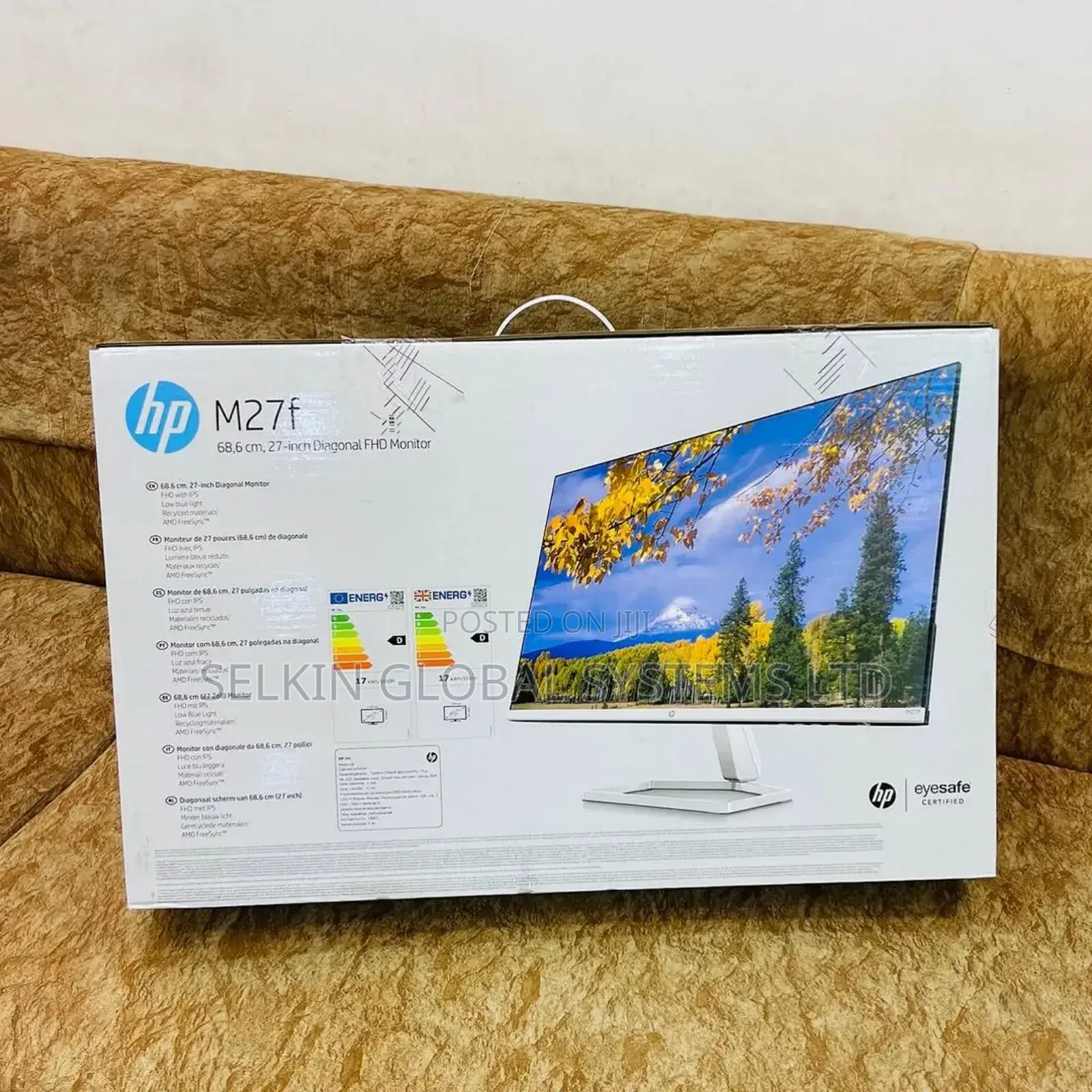 HP M27f 27-inch Diagonal Full HD IPS Micro-edge Monitor