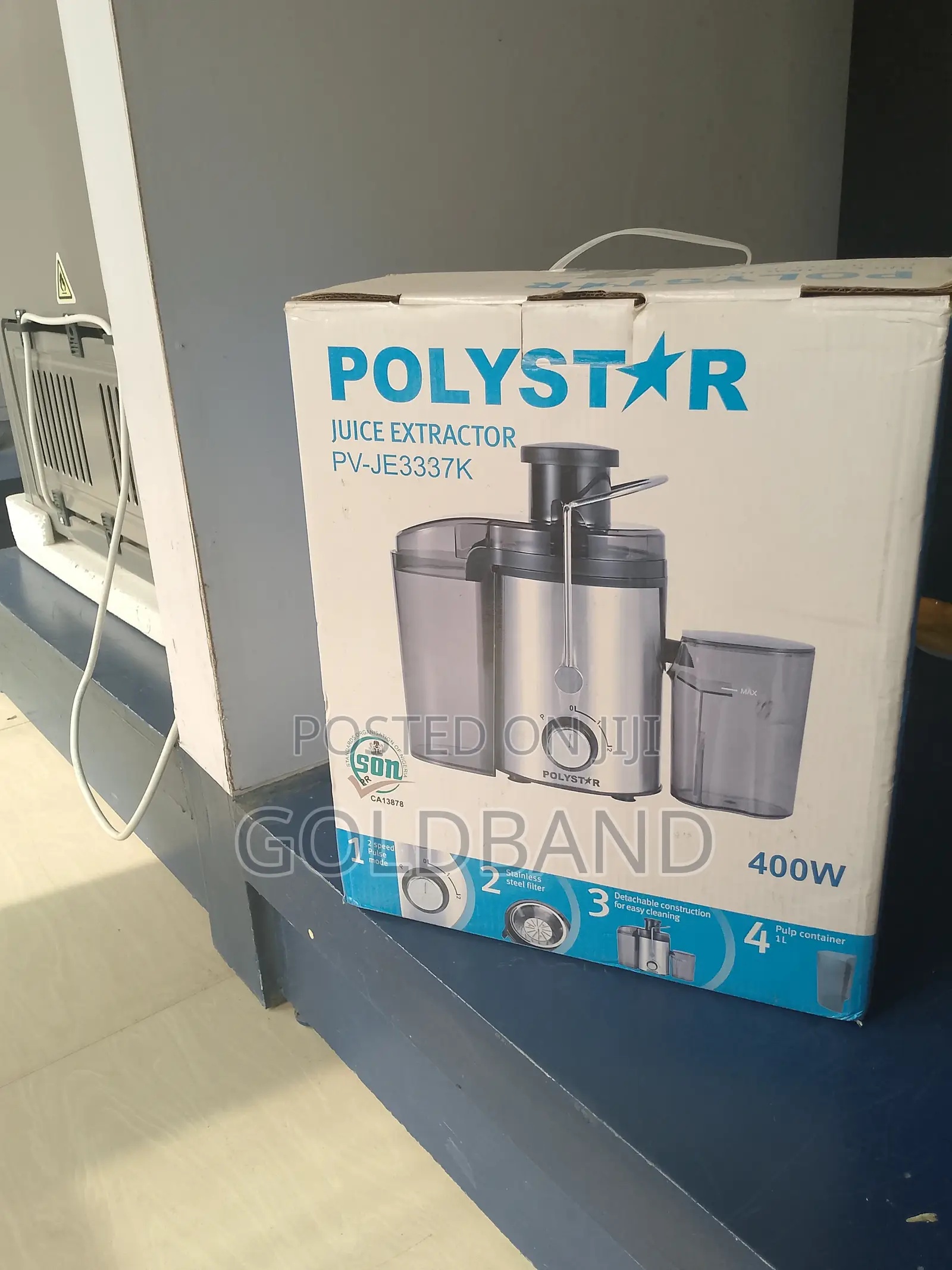 Polystar Pv-Je333k 68mm Juice Extractor (Squeeze Master)