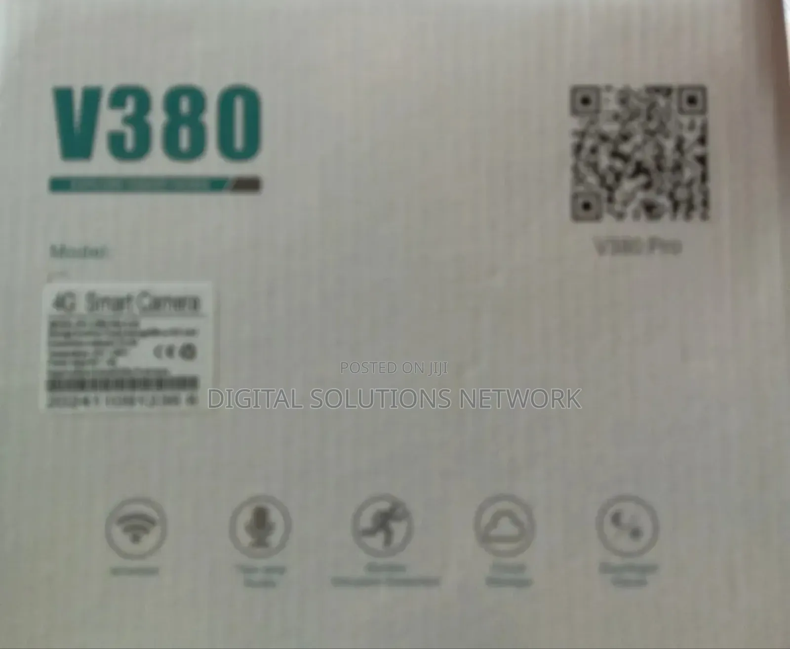 Solar Camera V380 Dual Lens 5mp