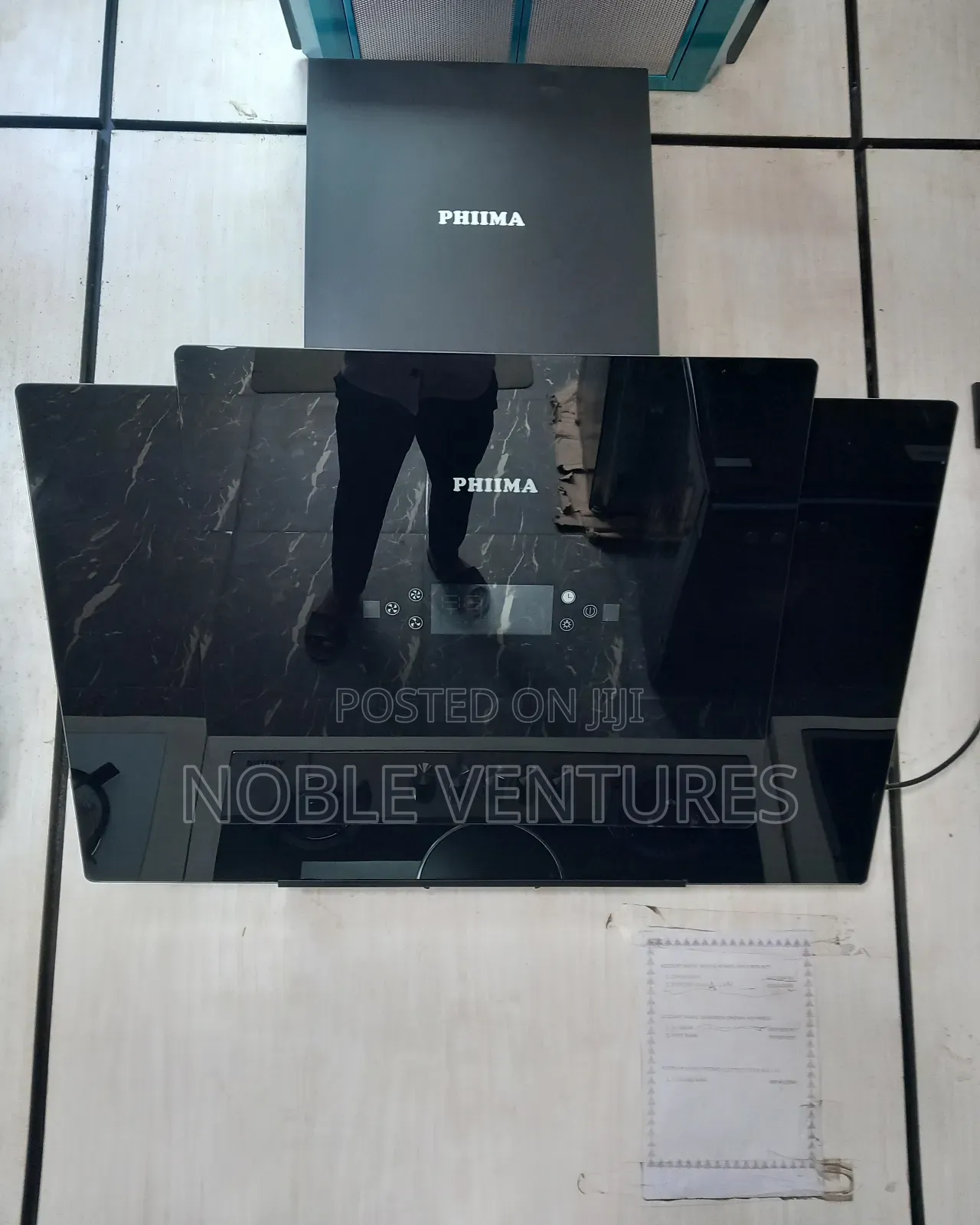 Phiima Range Hood Handwaved Control 90cm Plasma 100%Copper