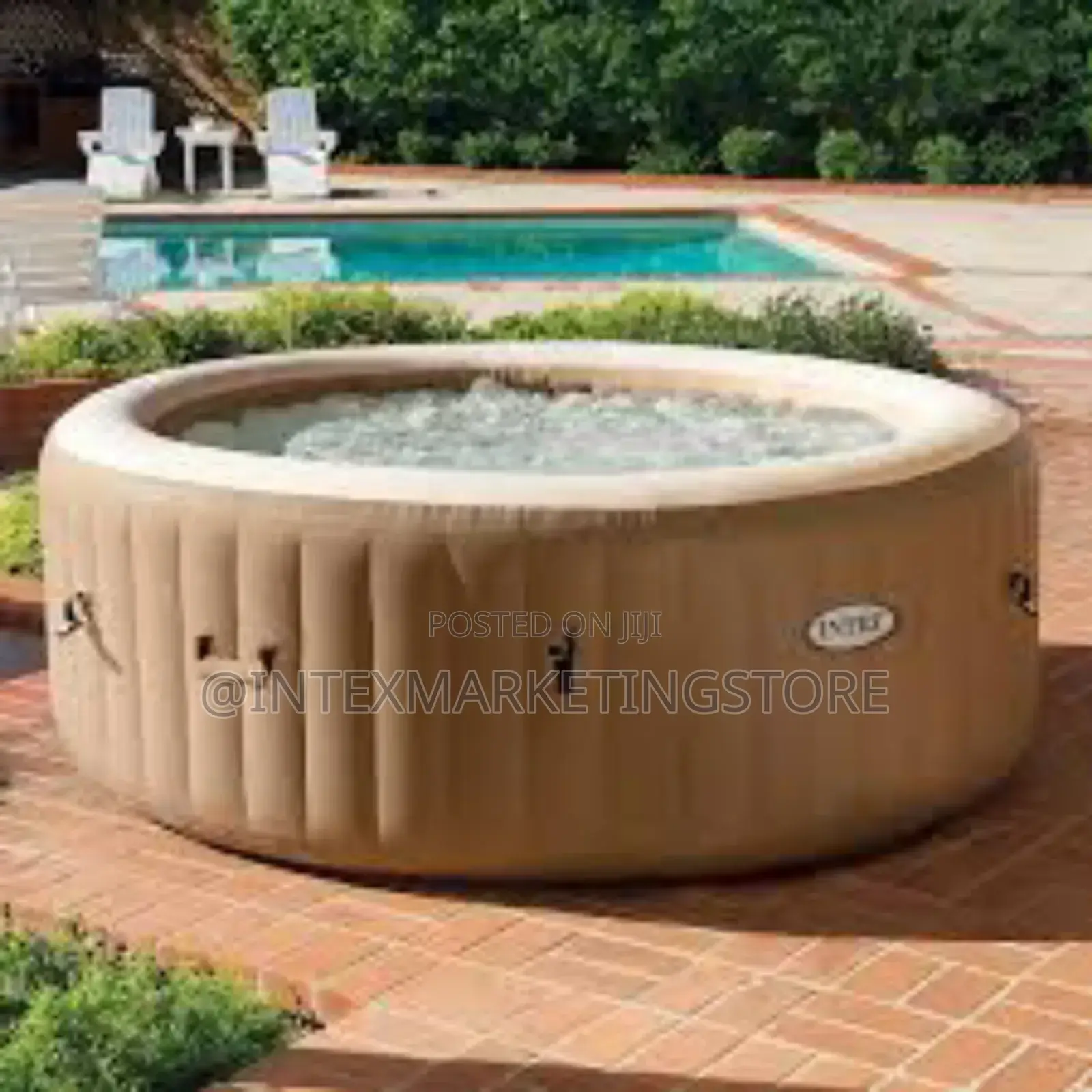 Intex 28426 Round Bubble Spa 196x71 Cm - 4 Seats