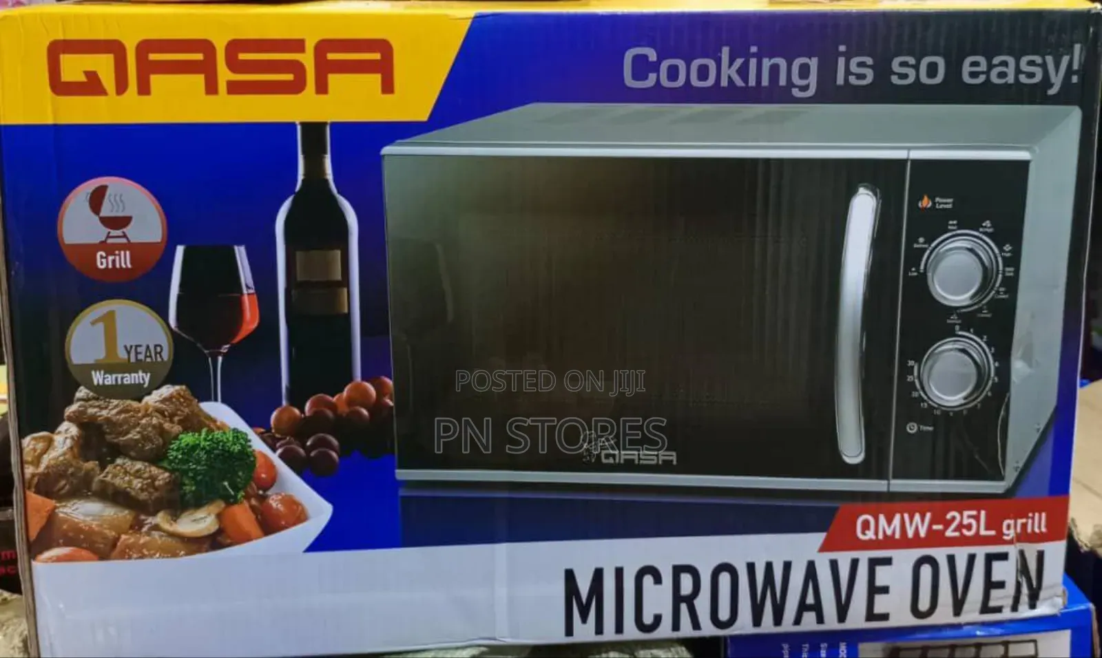 25L Qasa Microwave Oven With Grill
