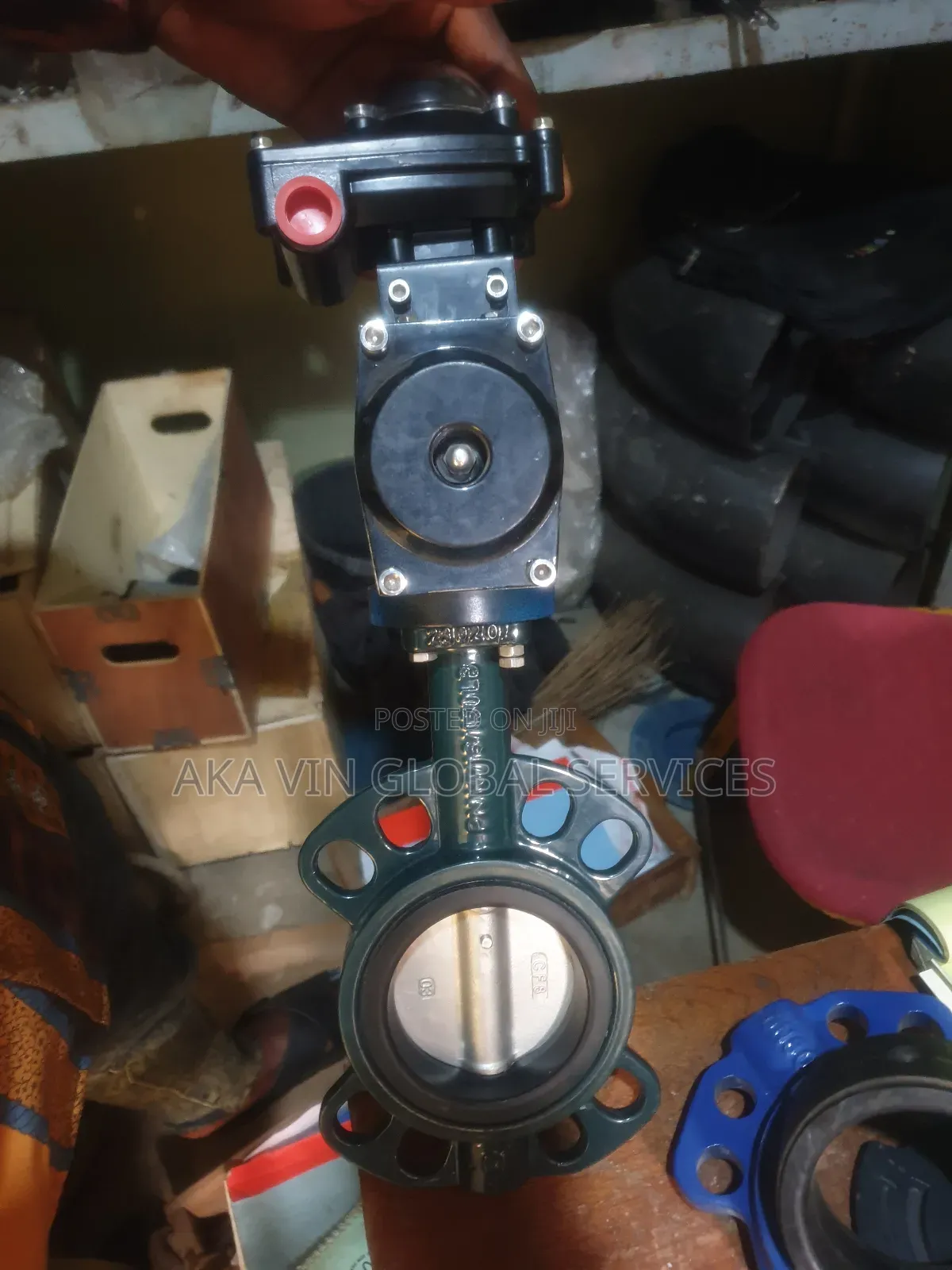 3 Inch Butterfly Valve With Double Acting Pneumatic Actuator