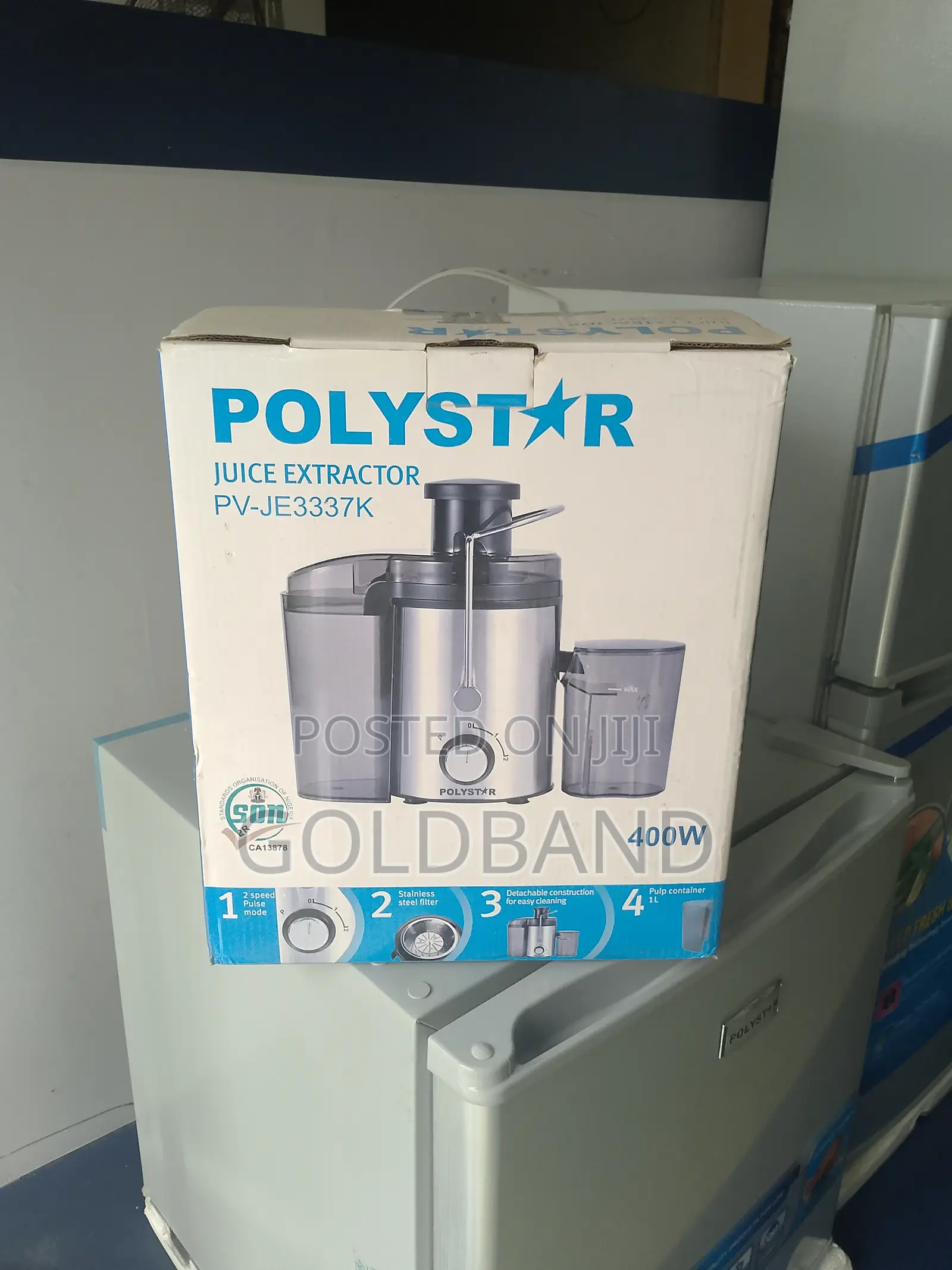 Polystar Pv-Je333k 68mm Juice Extractor (Enjoy Fresh Juice)
