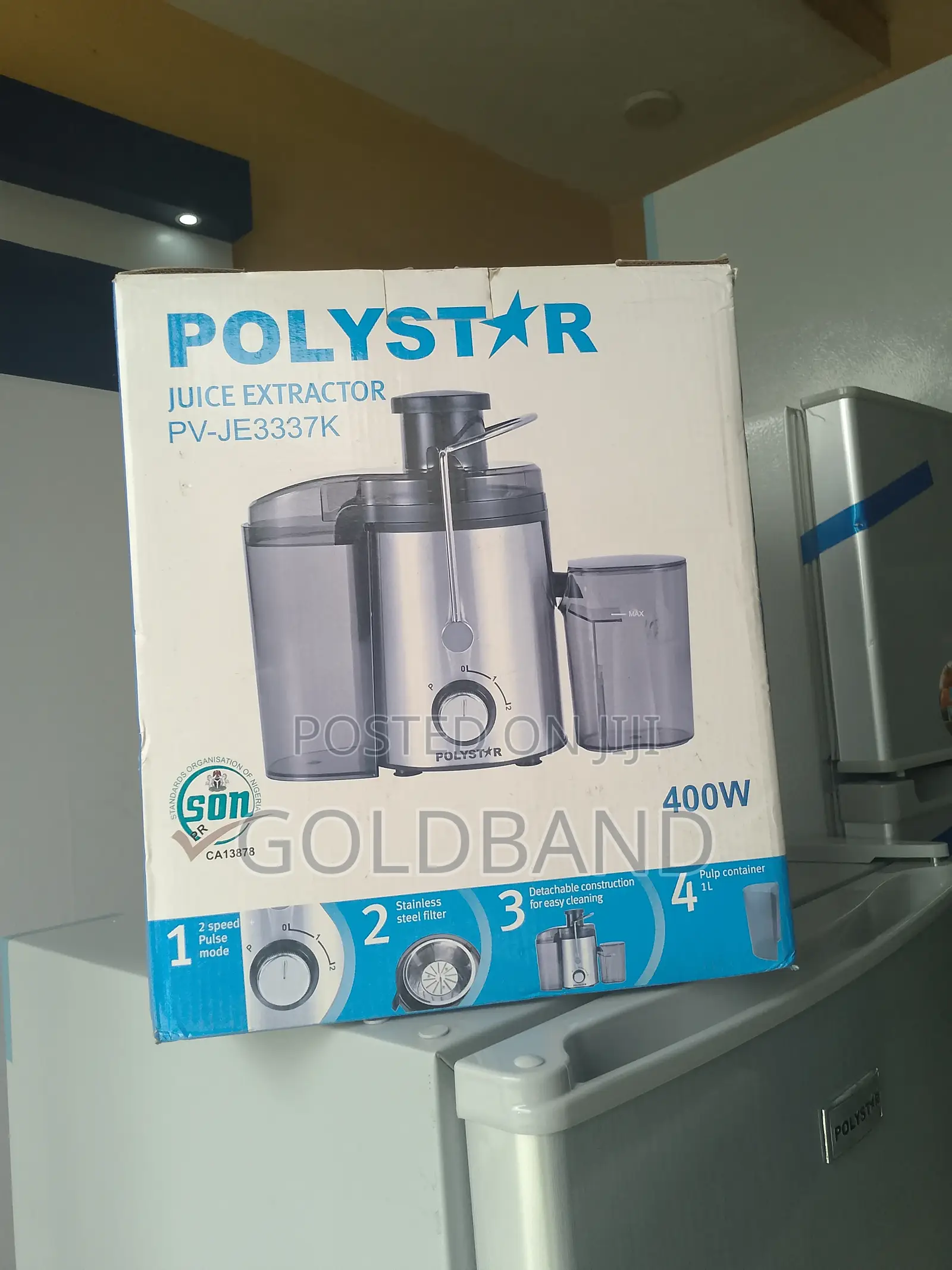 Polystar Pv-Je333k 68mm Juice Extractor (Enjoy Fresh Juice)