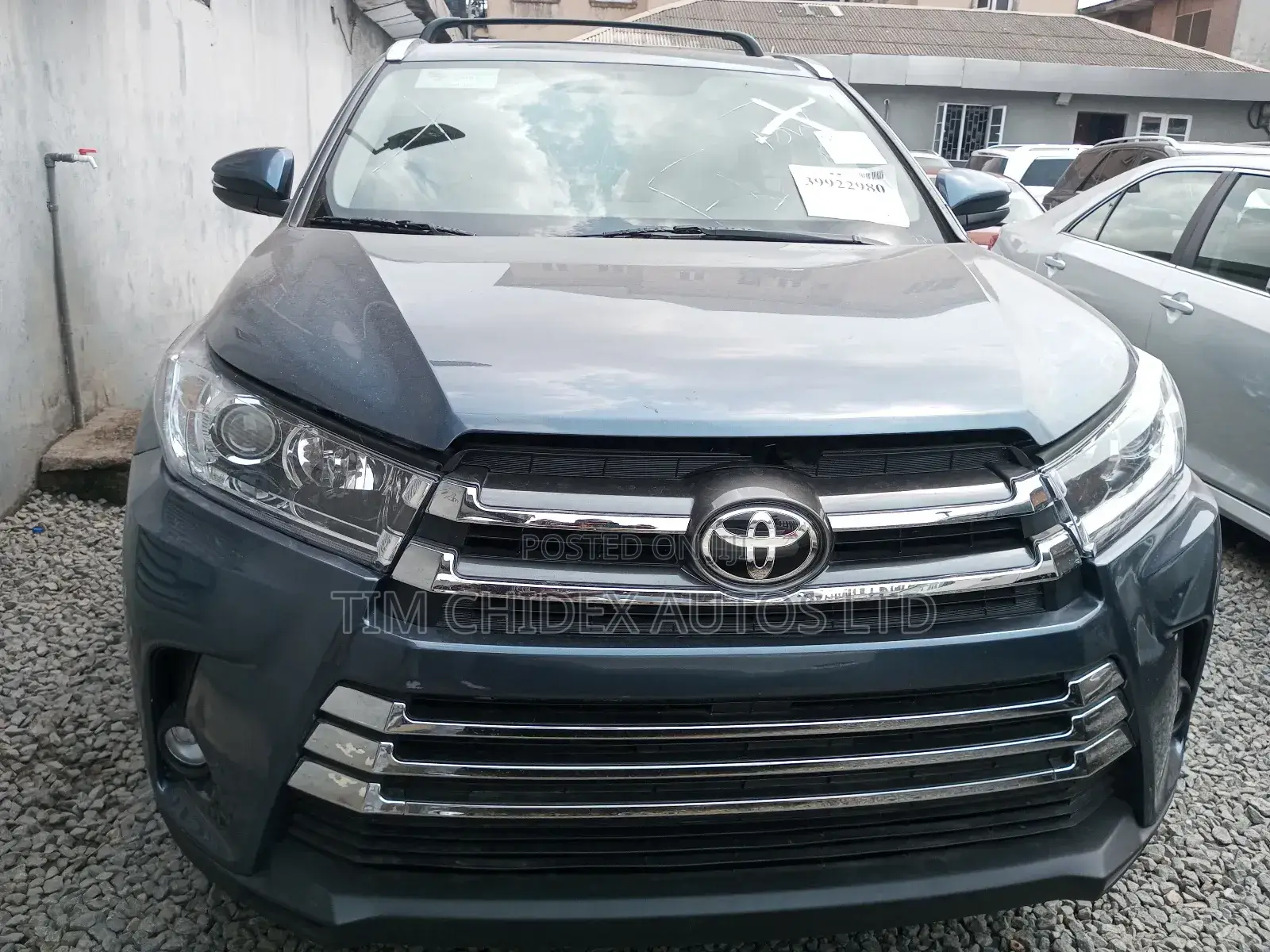 Toyota Highlander Limited V6 4x4 (3.5L 6cyl 6A) 2016 Blue