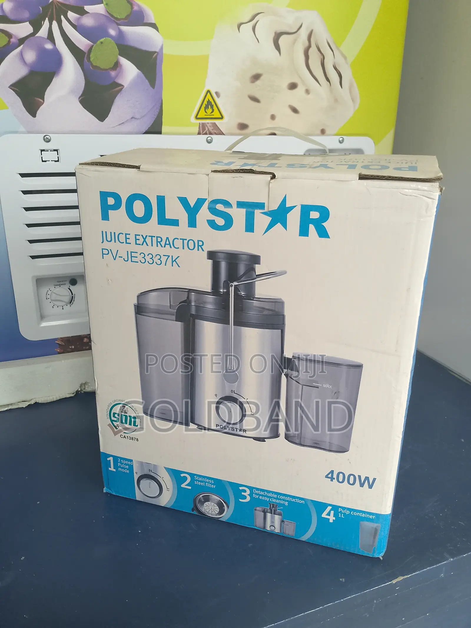 Polystar 68mm Juice Extractor (Fresh Juice Made Easy)