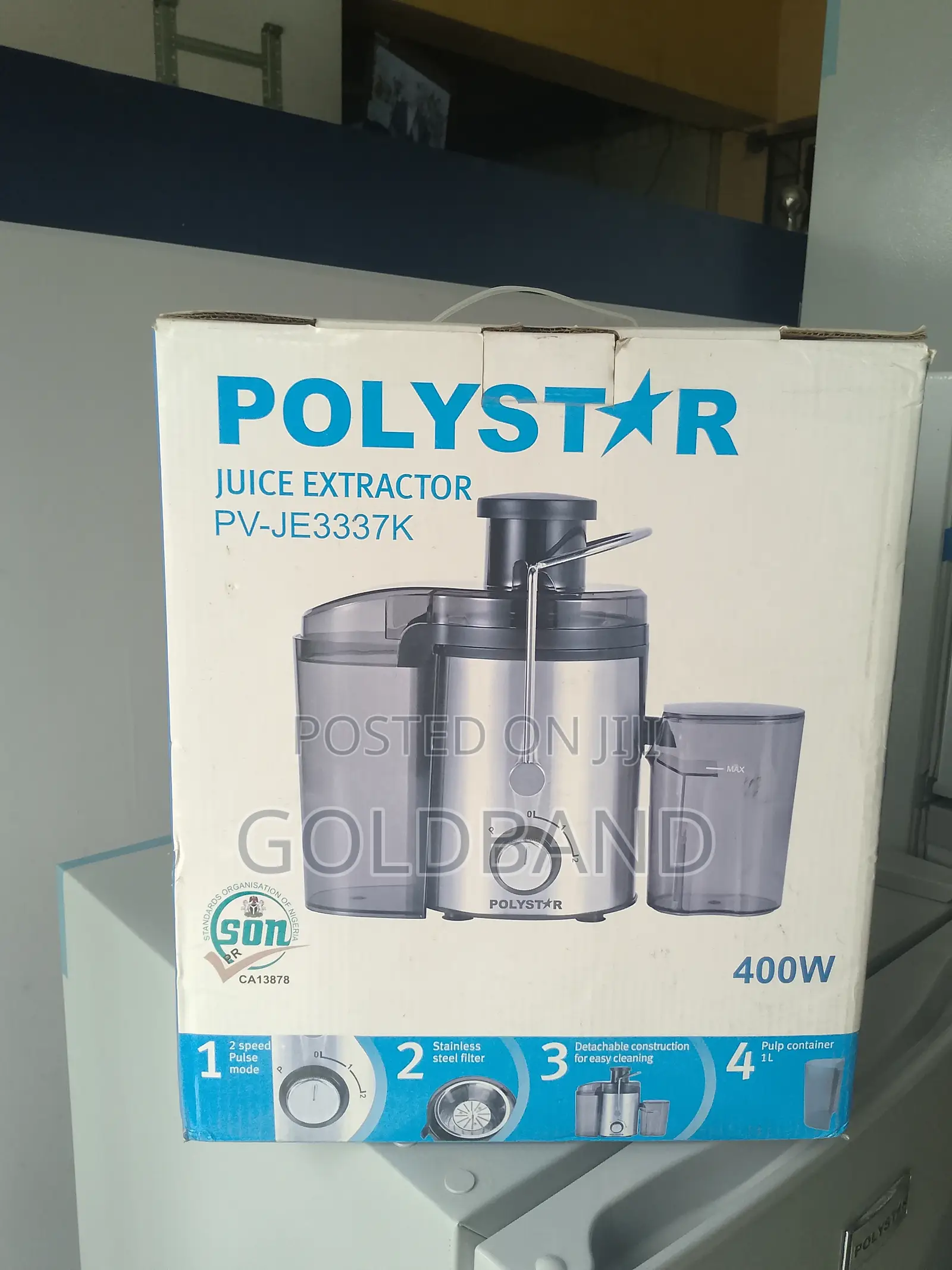 Polystar 68mm Juice Extractor (Fresh Juice Made Easy)