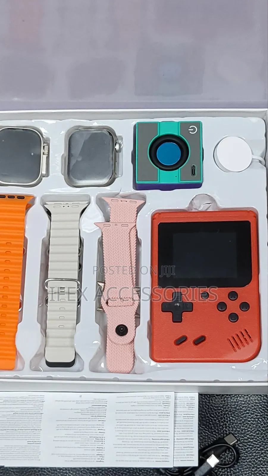 Smartwatch 2 in 1 With Speaker, Children Games and 4 Straps