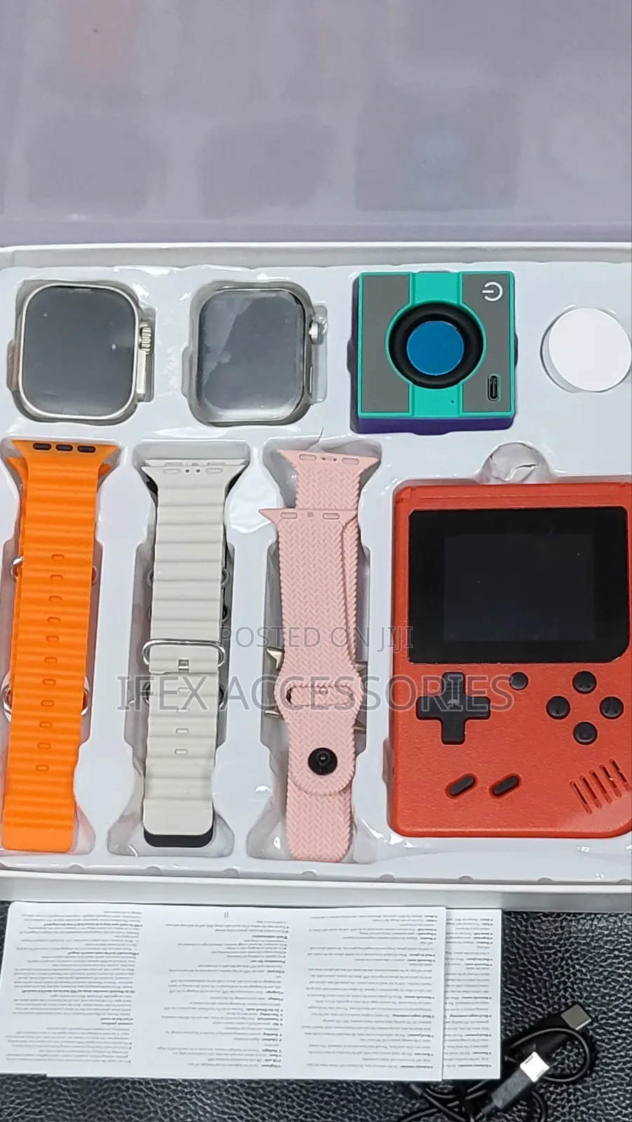 Smartwatch 2 in 1 With Speaker, Children Games and 4 Straps
