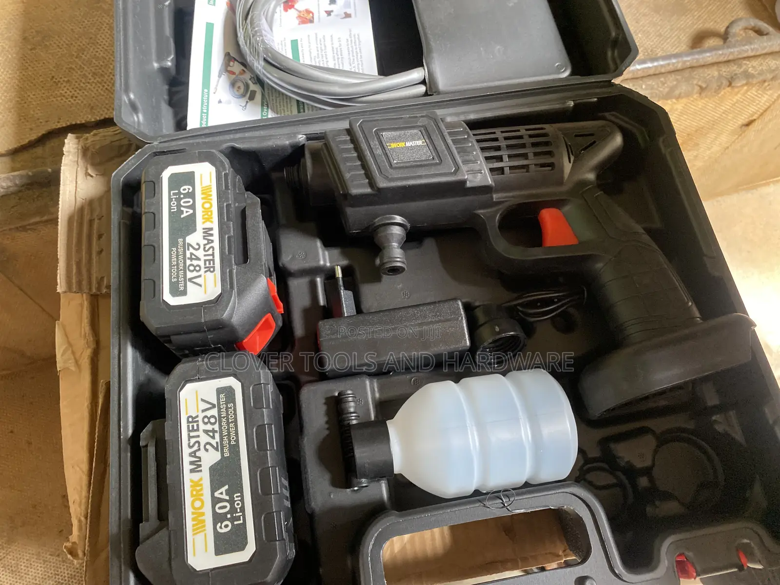 Portable High Pressure Washer Gun Cordless 2 Batteries