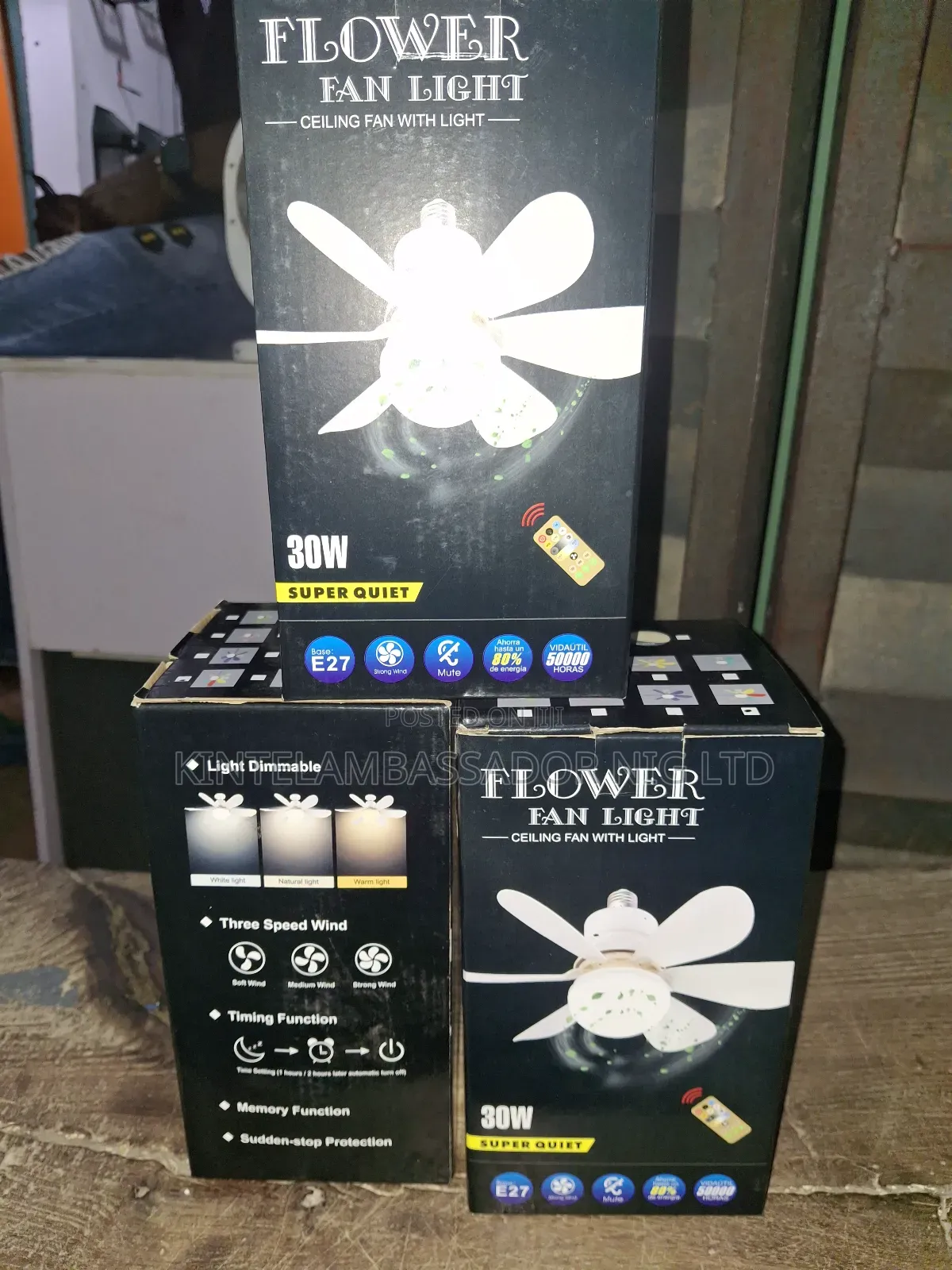 Flower Fan Light - Ceiling Fan With Light