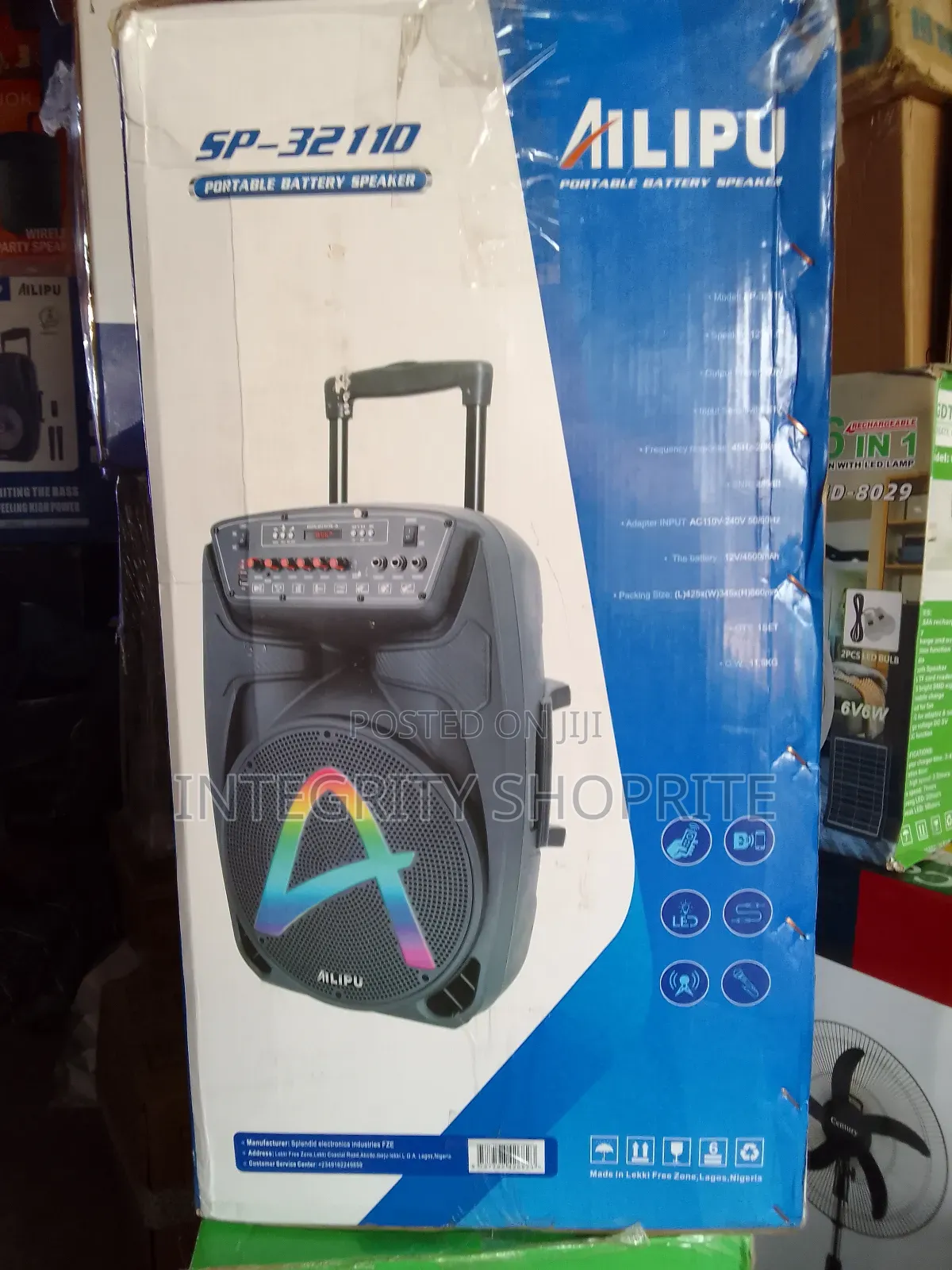 Ailipu Public Address Rechargeable Bluetooth 2 Mic SP32110
