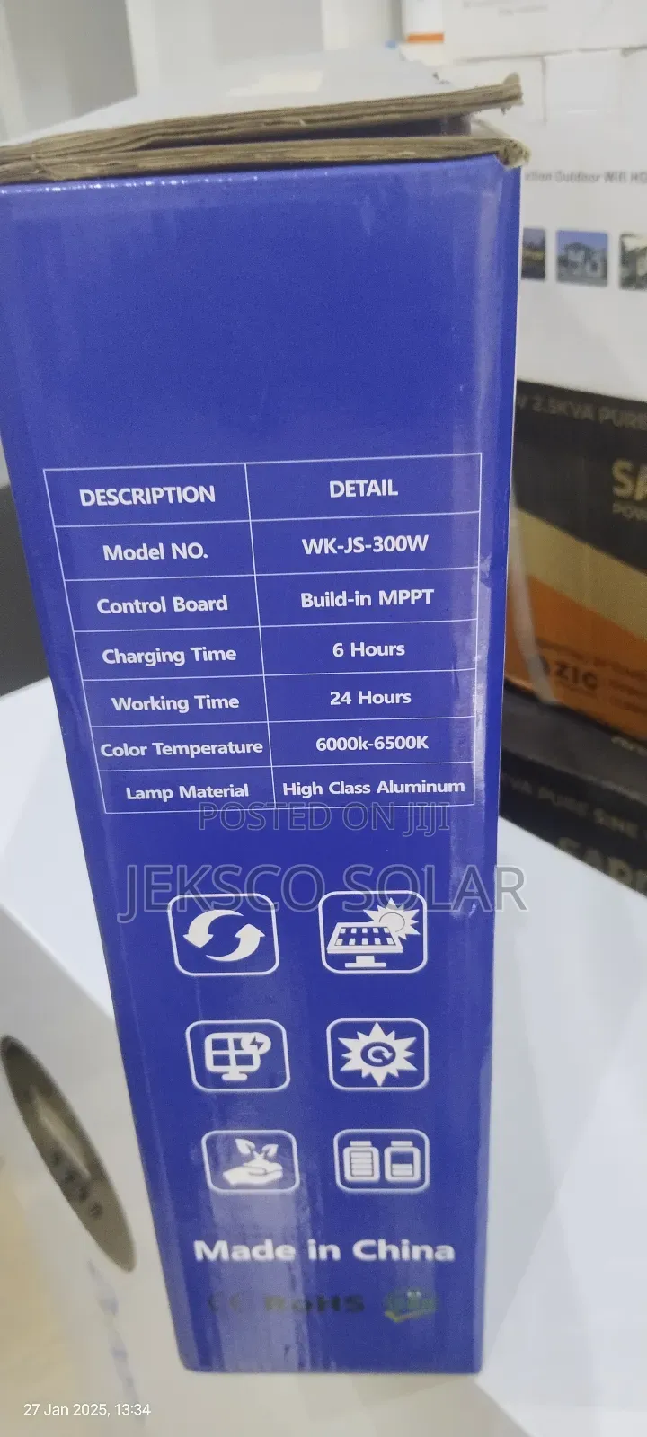 Wakatek Flood Light, 300watts, 3 Eyes Premium Quality.