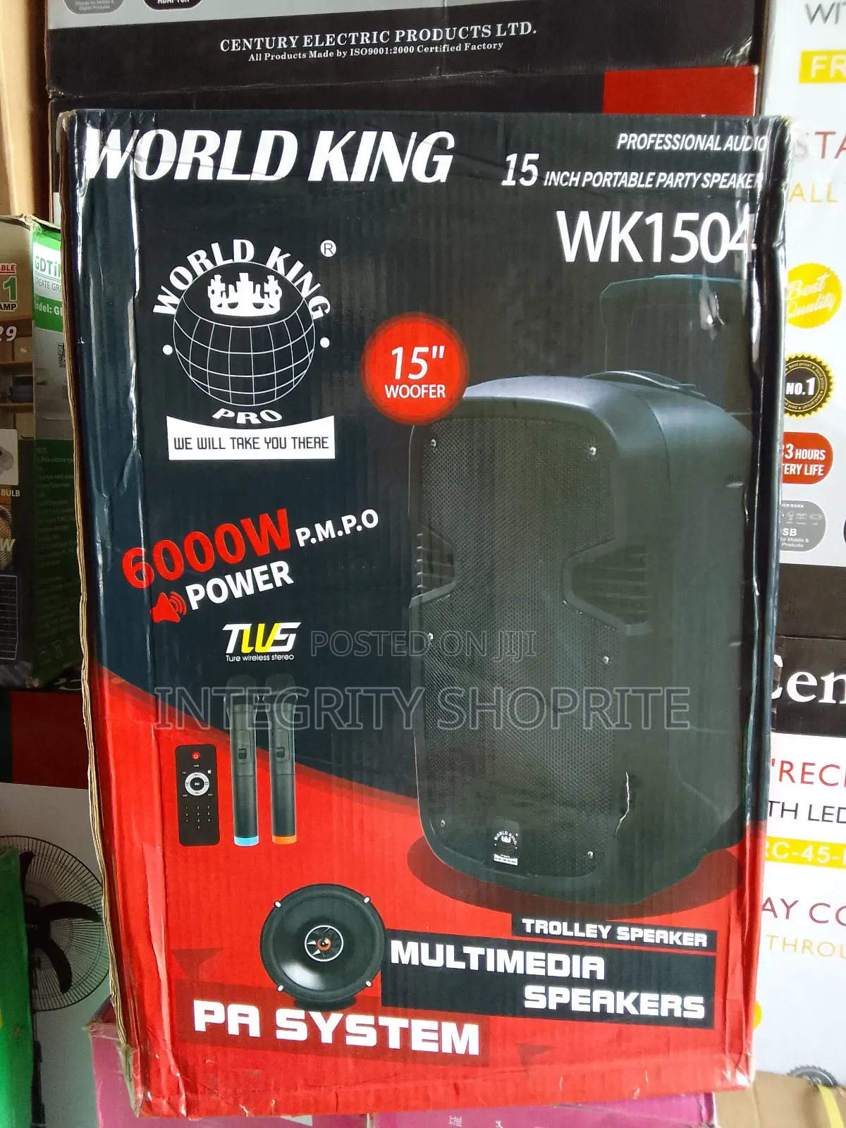 World King Multimedia Speaker System 15woofer 6000W