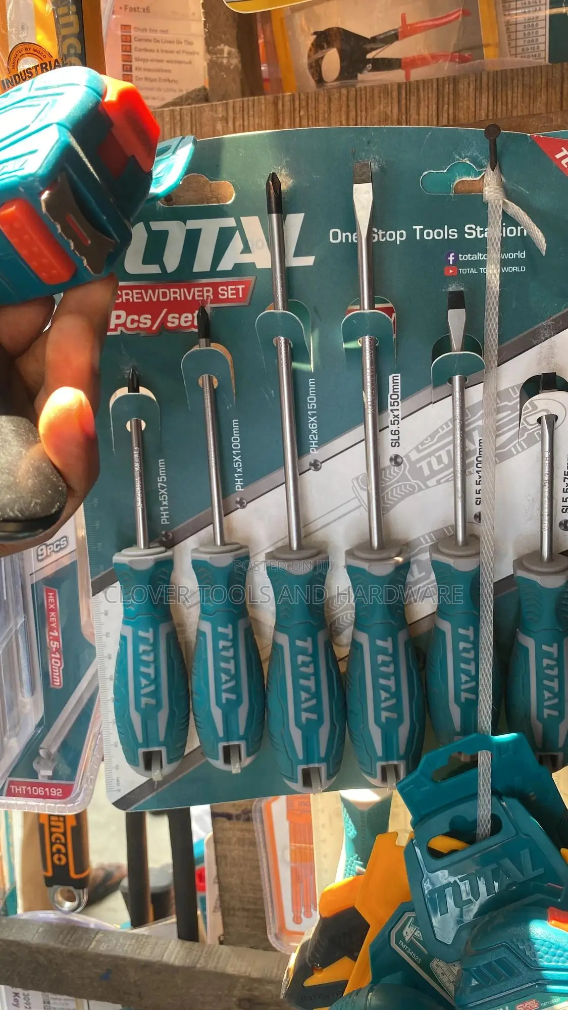 Ingco Total 6pcs Screwdriver Set