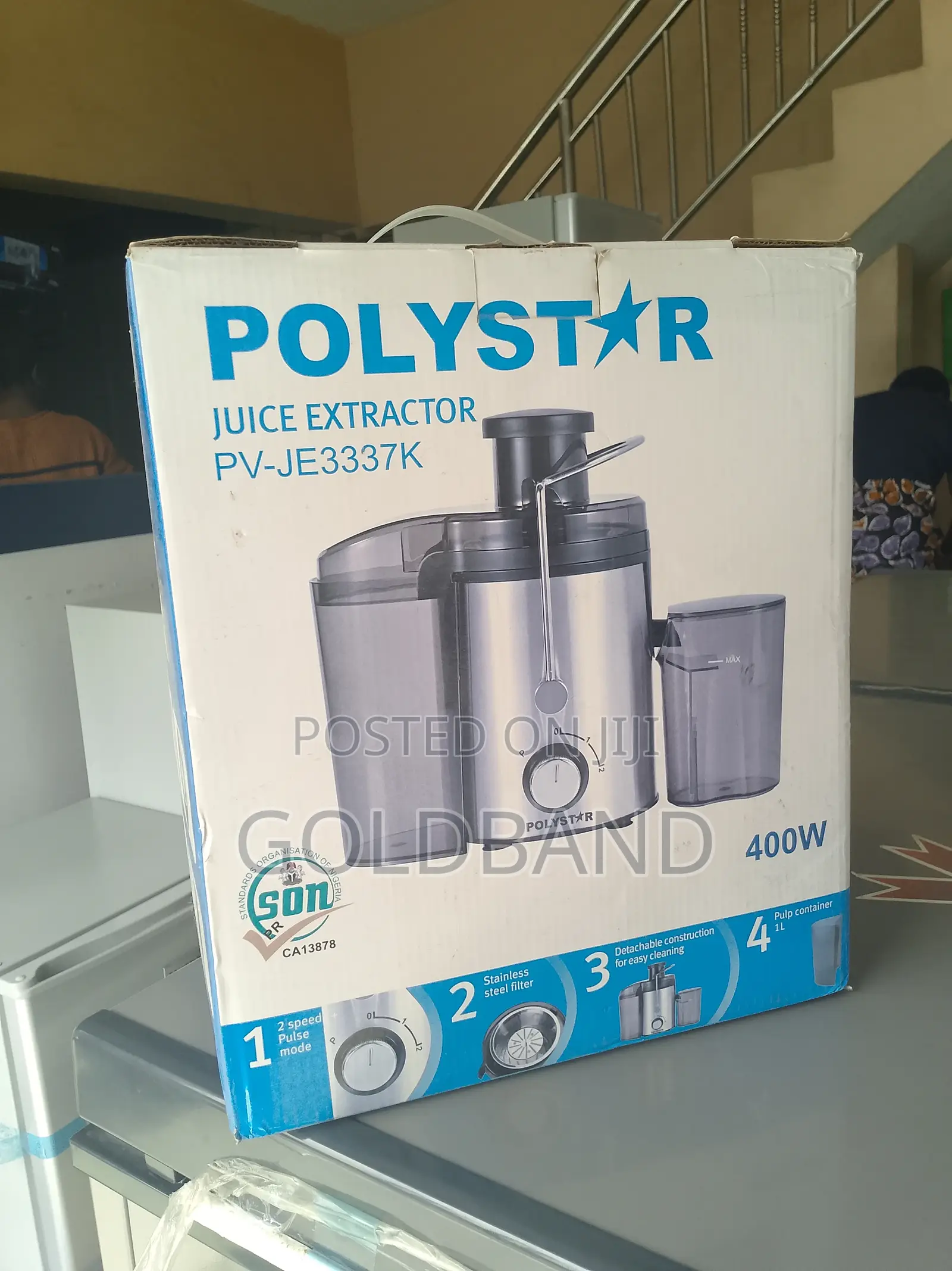 Polystar 68mm Rapid-Mix Juice Extractor Pv-Je3337k