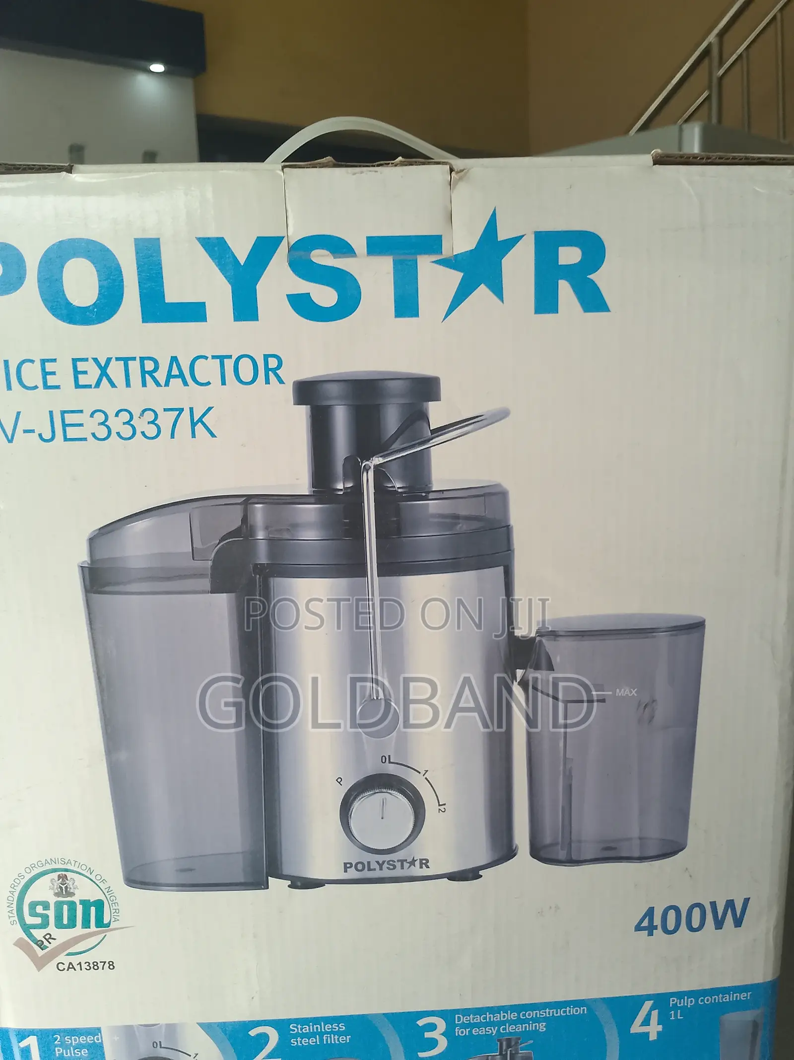 Polystar 68mm Rapid-Mix Juice Extractor Pv-Je3337k