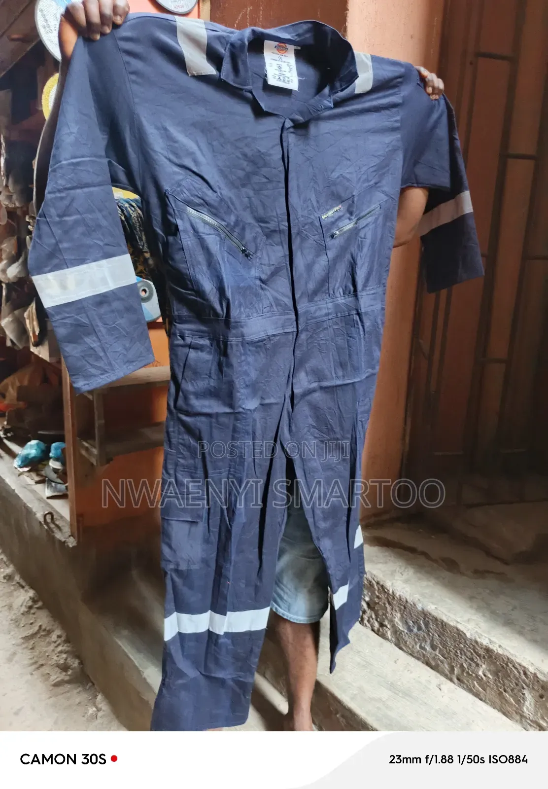 Blue Fire Coverall