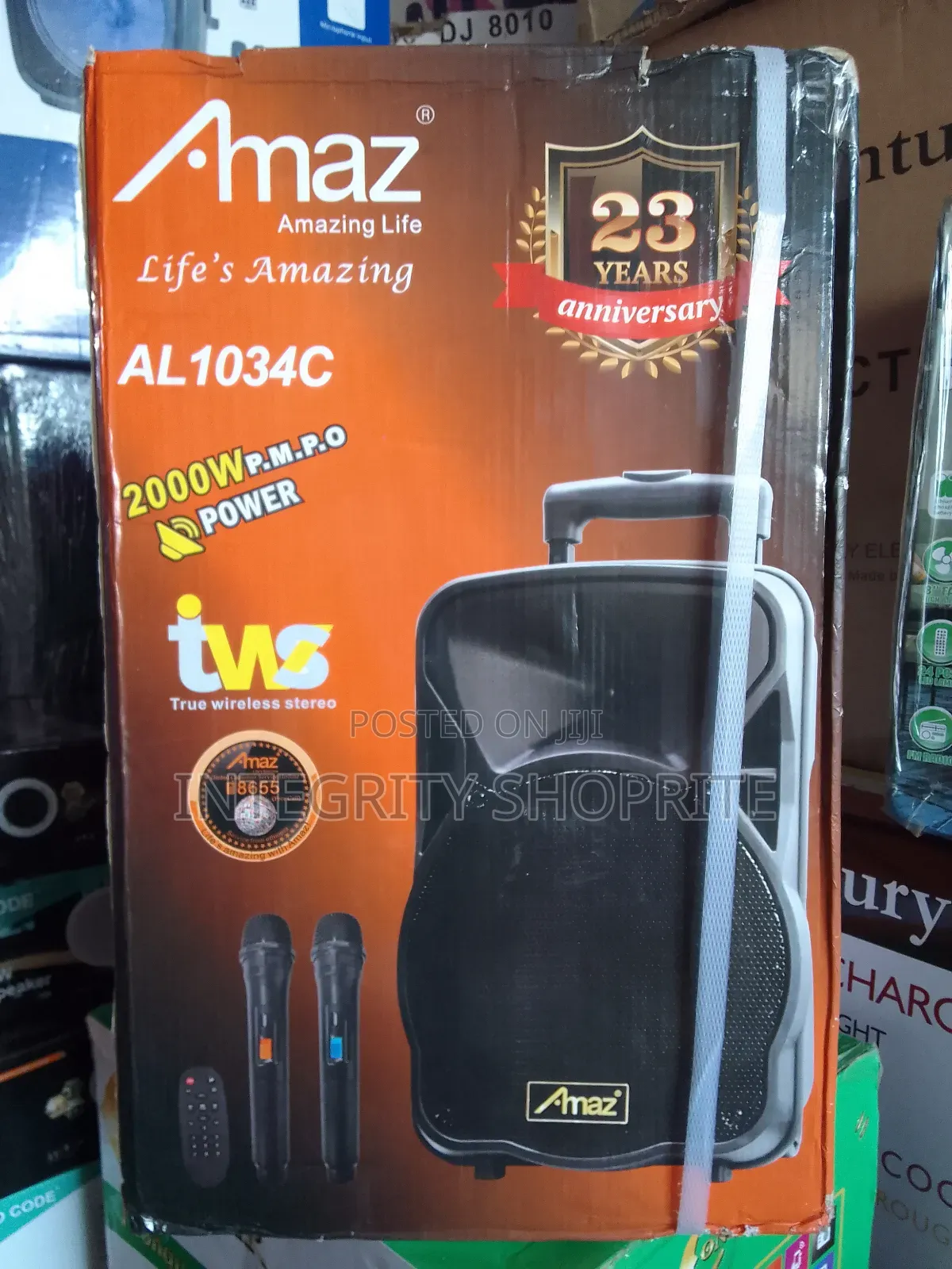 Amaz Portable Party Speaker 10woofer 2000wat